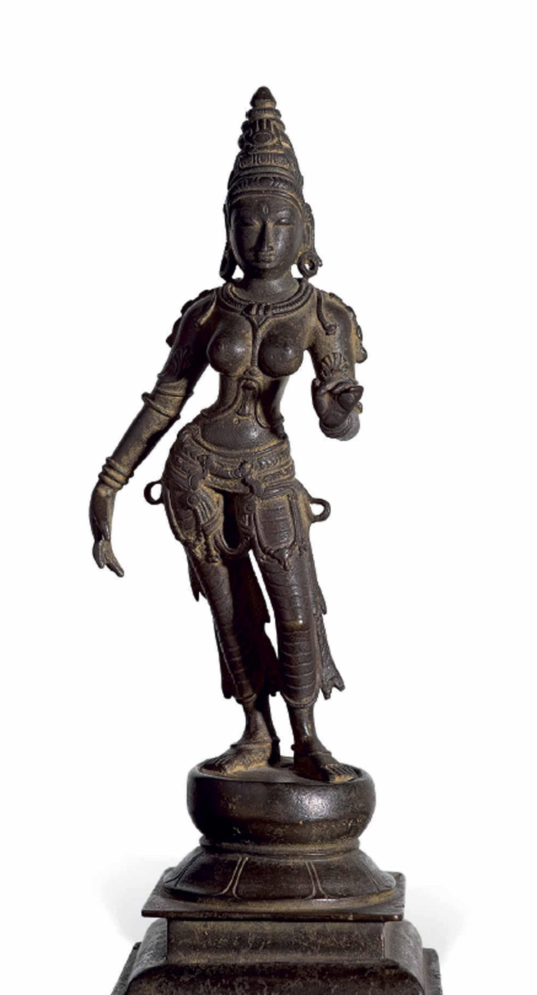 A Bronze Figure Of Parvati Art Salon