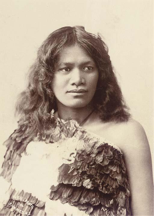 A Maori woman; 