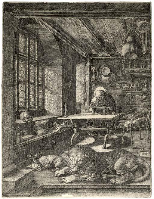 Saint Jerome in his Study (B. 60; M., Holl. 59) by Albrecht Dürer | Art ...