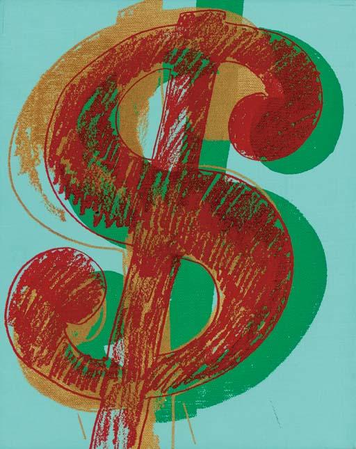 Dollar Sign By Andy Warhol 