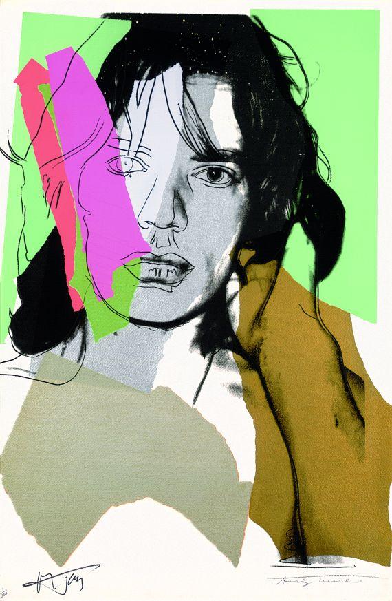 Mick Jagger by Andy Warhol | Art.Salon