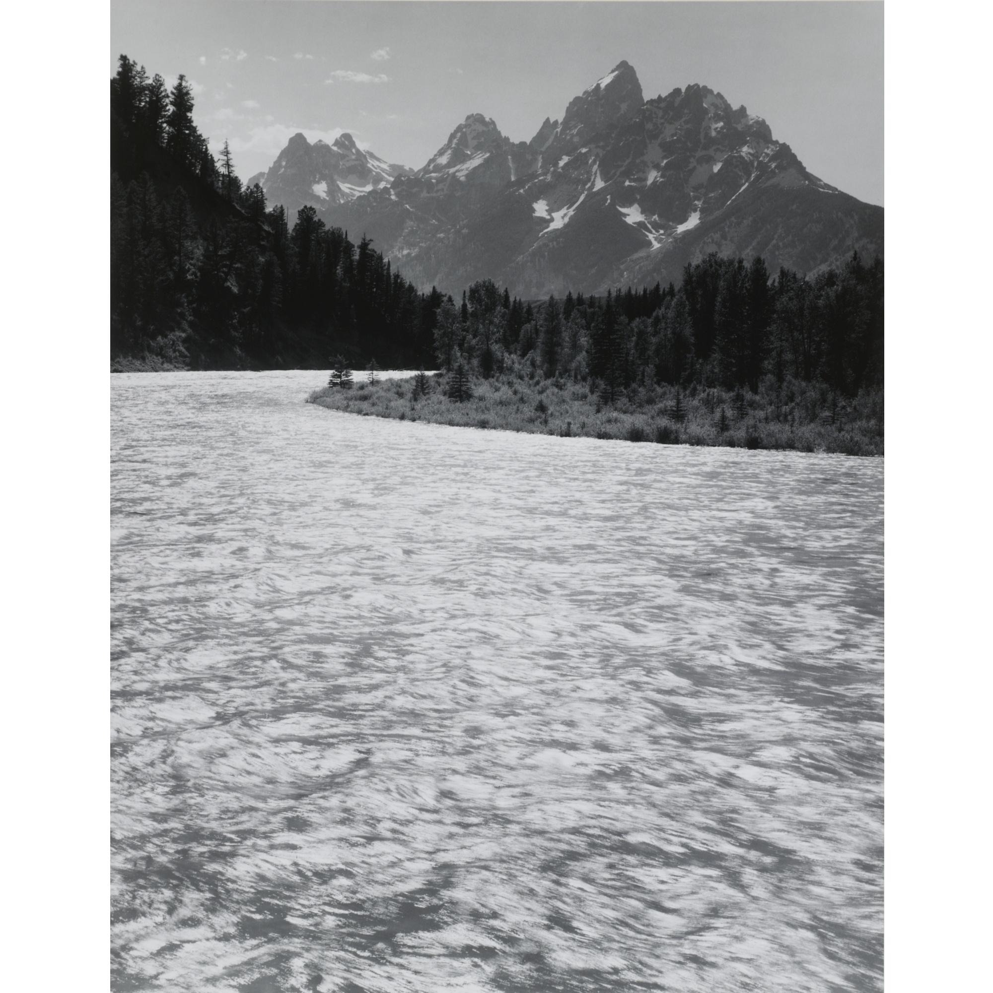 Tetons, Snake River - Vertical by Ansel Adams | Art.Salon