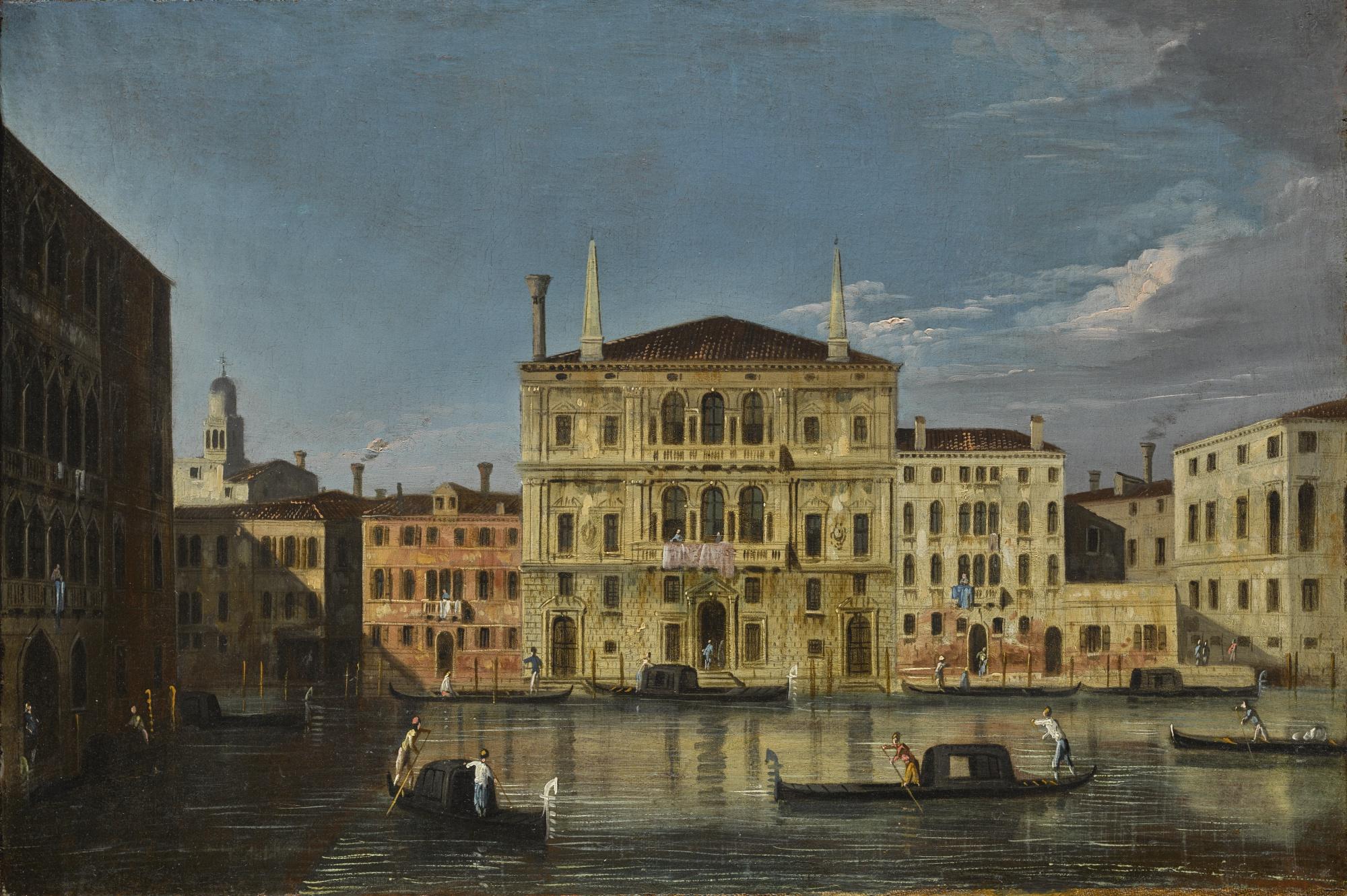 Sold at Auction: N. BERTIN: Venetian Scene - Oil Painting