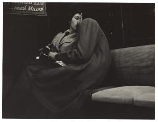 Arthur Leipzig - Couple Kissing, Subway, Nyc, 1949