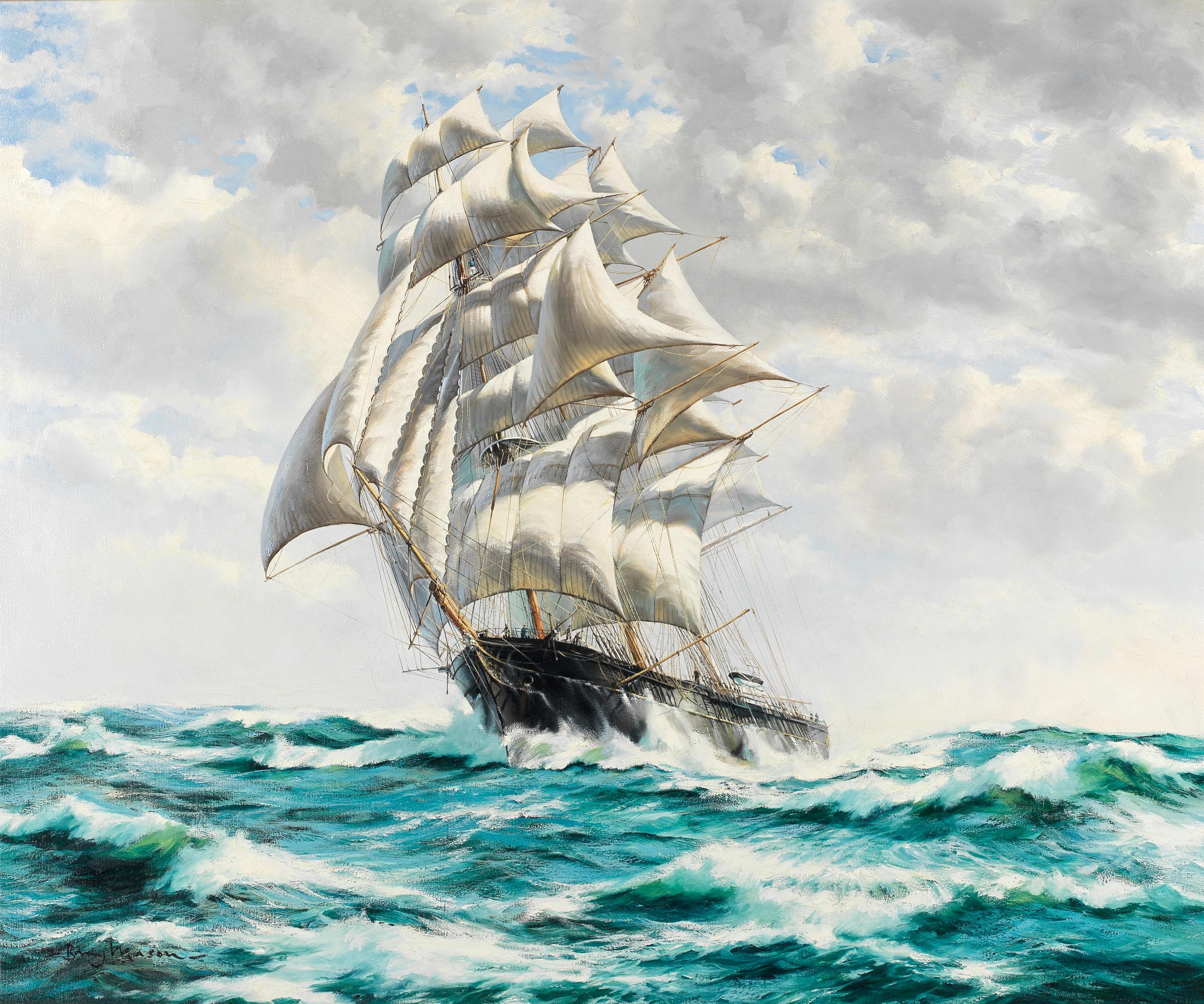 Sir Lancelot in full sail by Barry Mason | Art.Salon