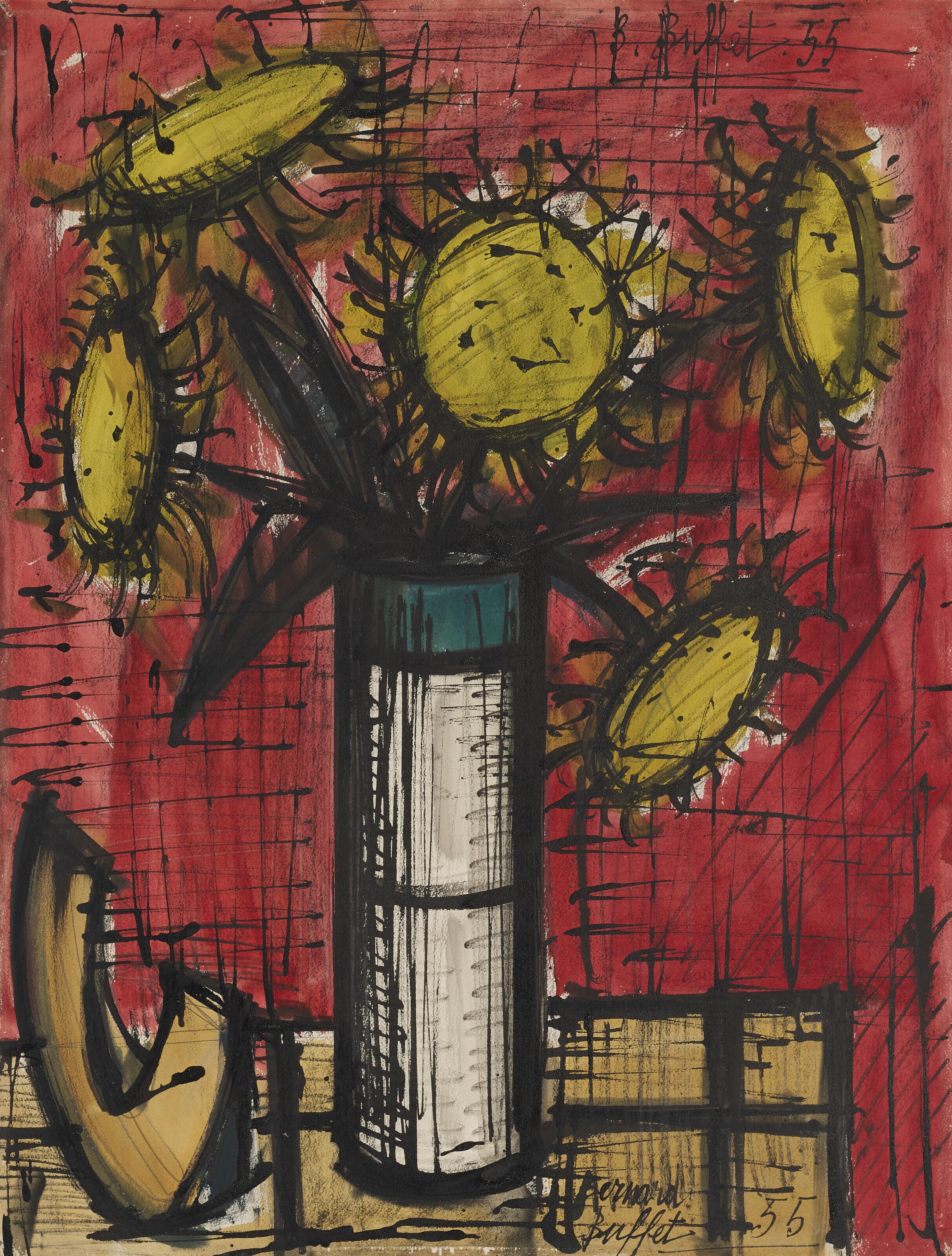 Tournesols et melon by Bernard Buffet | Art.Salon