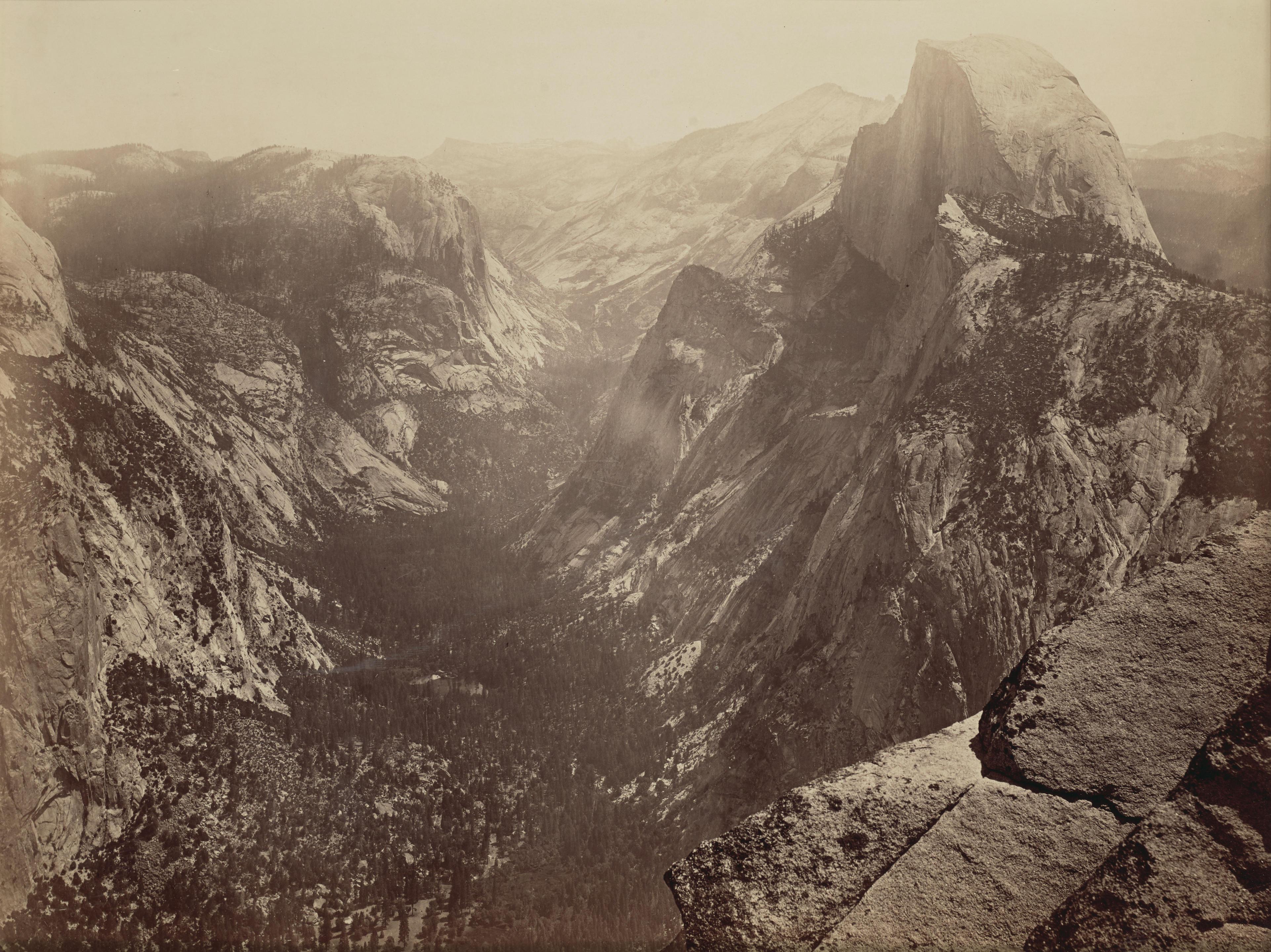 Half Dome From Glacier Point, Yosemite By Carleton E. Watkins | Art.Salon