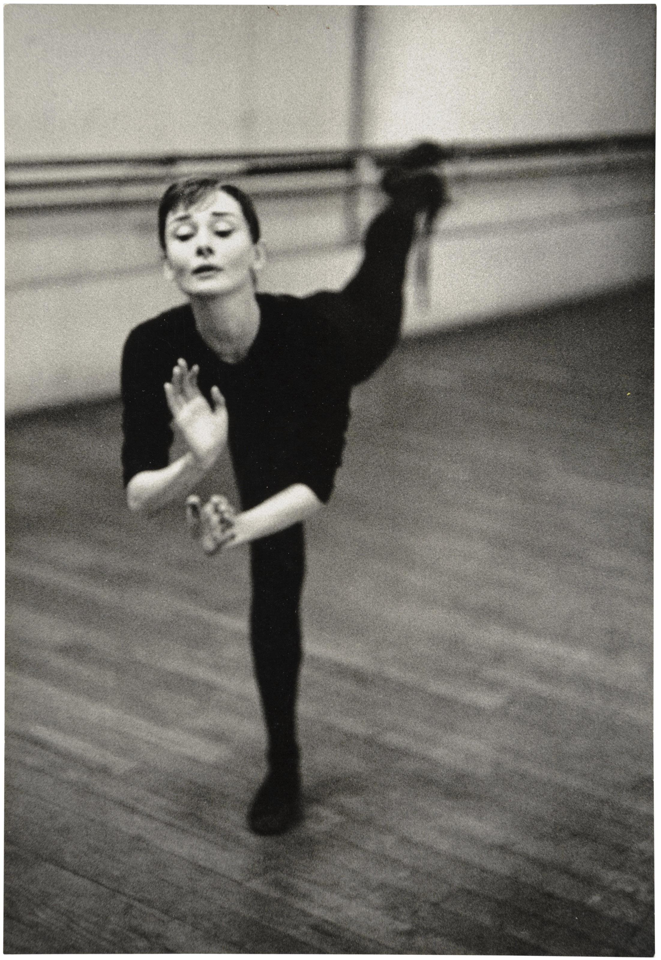 Three gelatin silver publicity portraits; Audrey Hepburn during