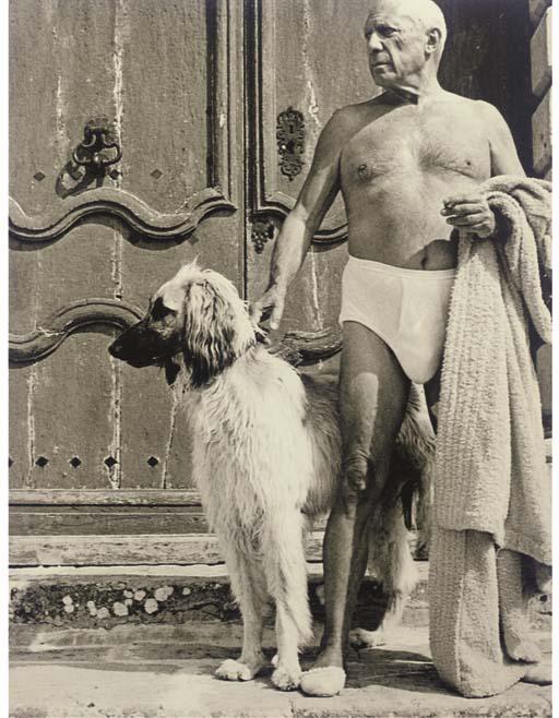 Picasso in underwear by David Douglas Duncan | Art.Salon