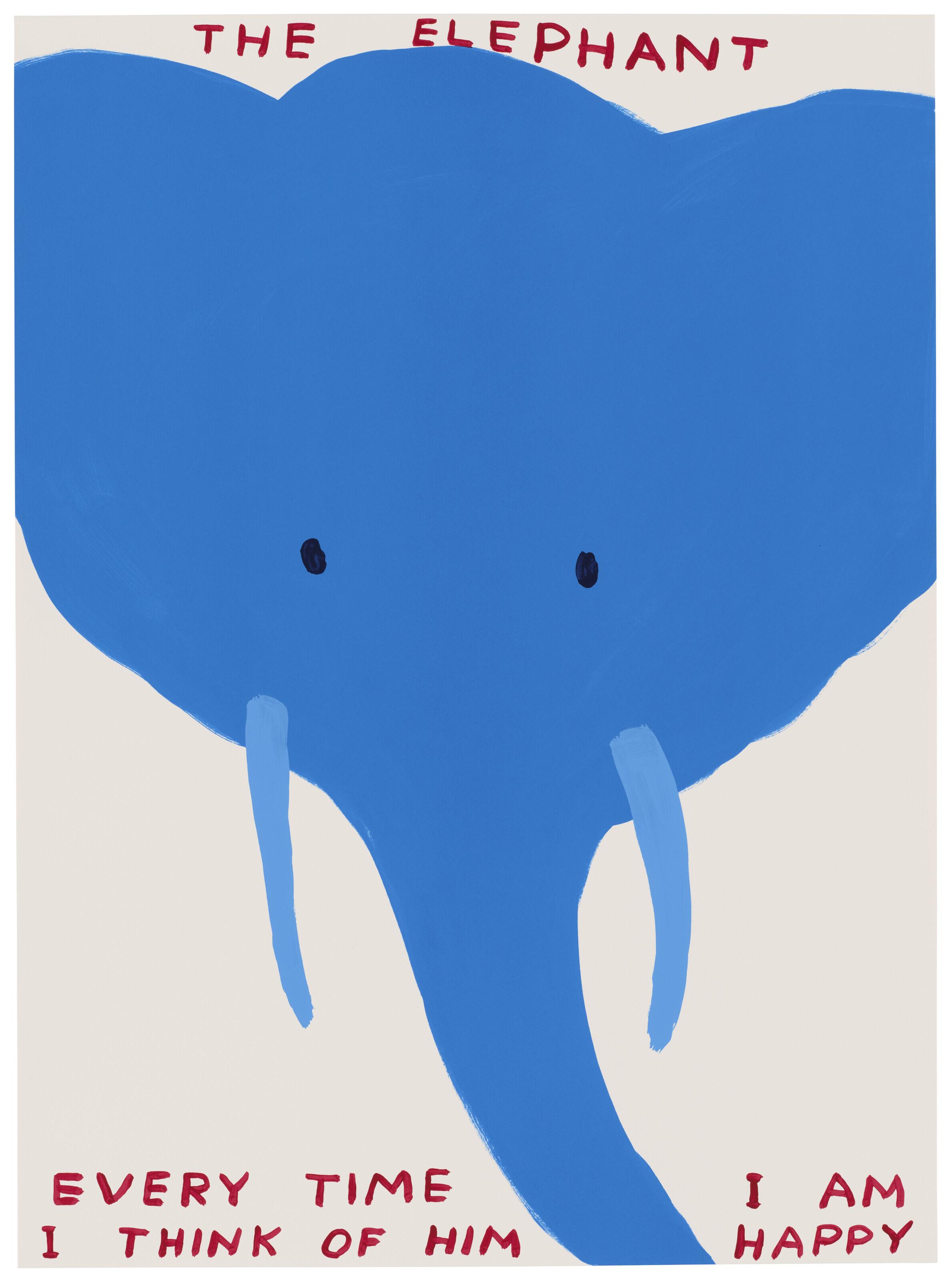 Untitled (The Elephant) by David Shrigley | Art.Salon