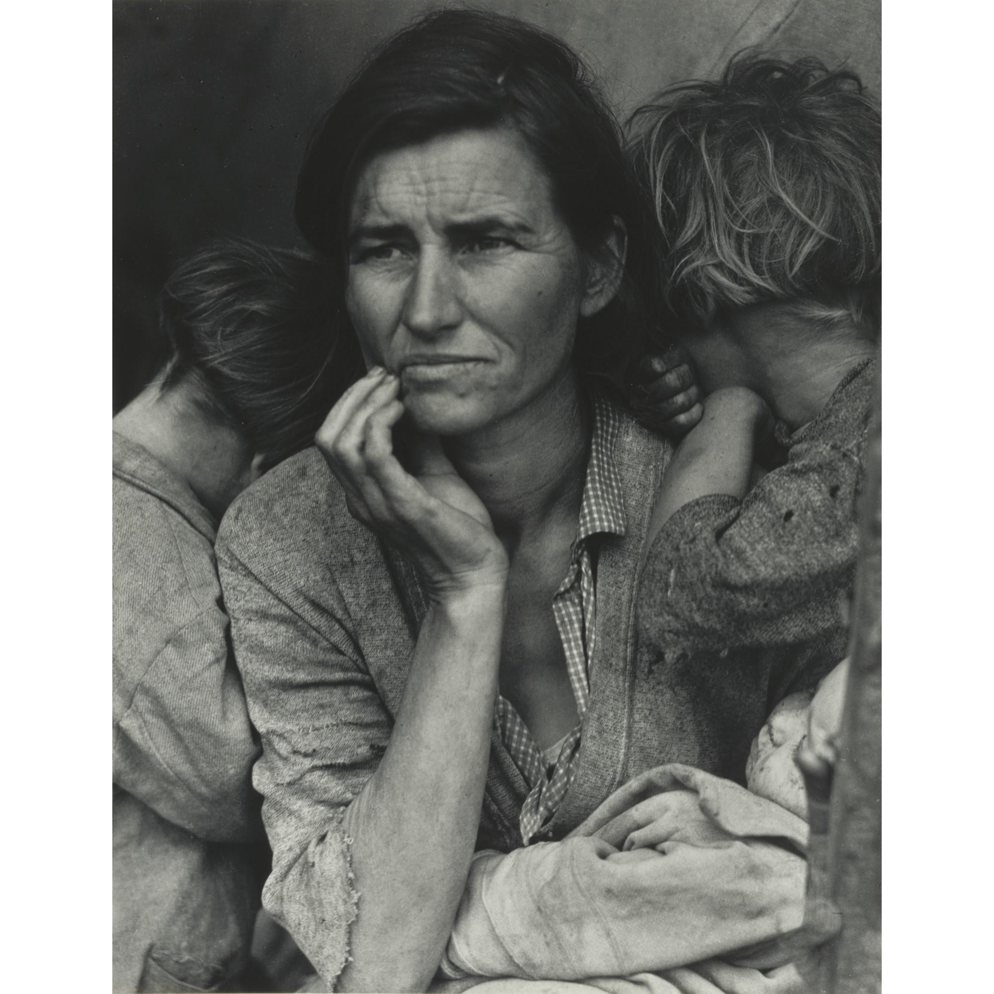 Peapickers Family (Migrant Mother, Nipomo) by Dorothea Lange | Art.Salon