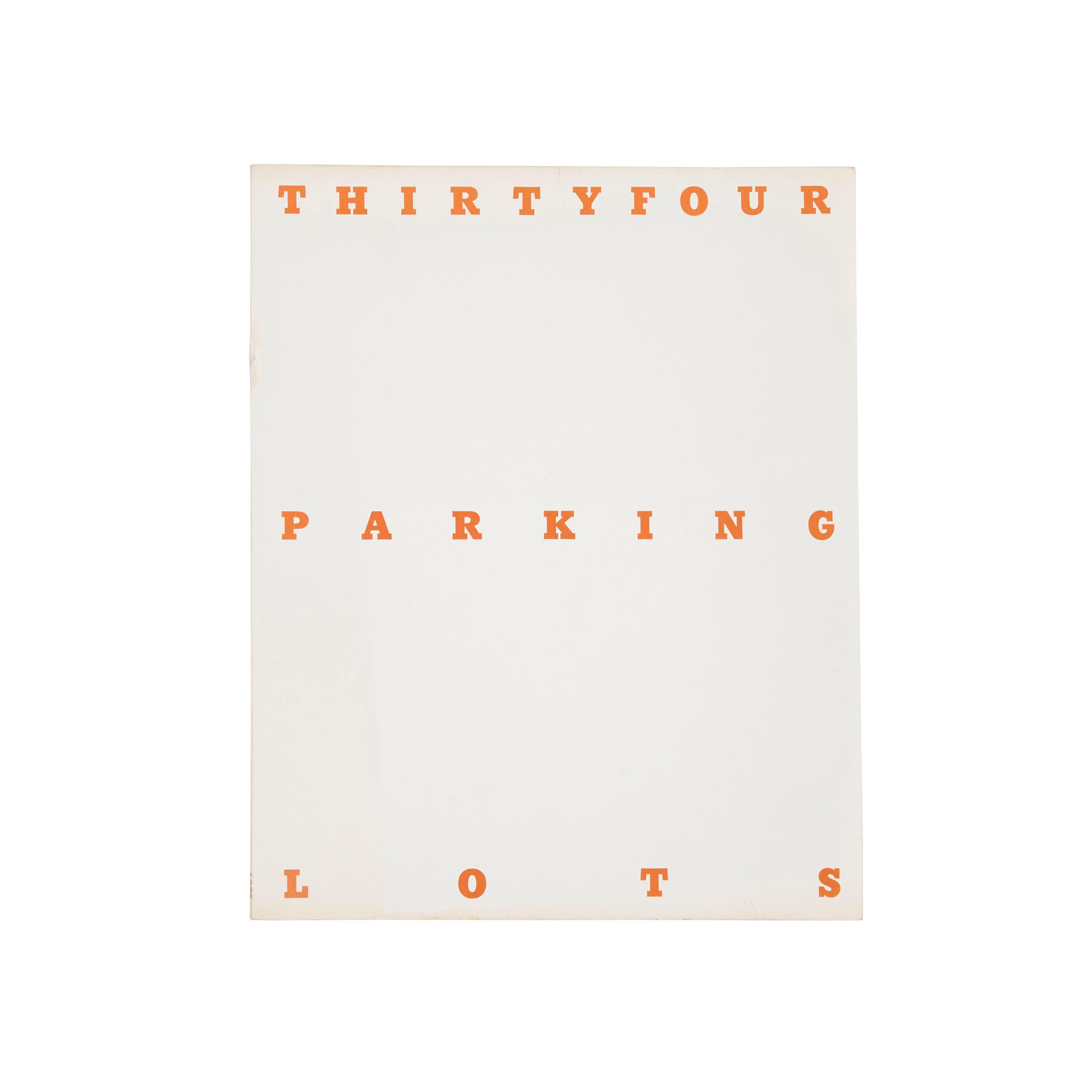 Thirtyfour Parking Lots by Ed Ruscha | Art.Salon