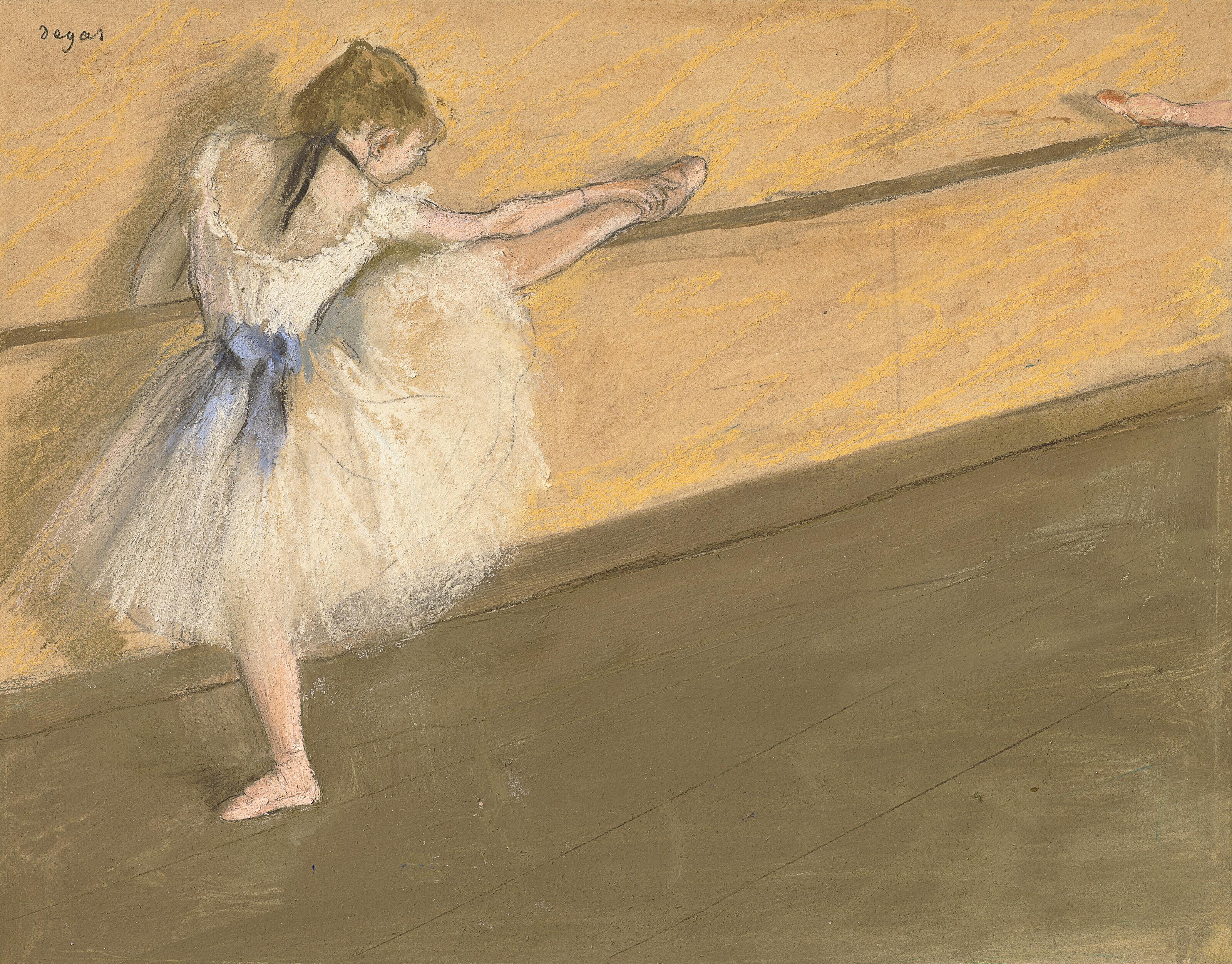 Danseuse à la barre by Edgar Degas | Art.Salon