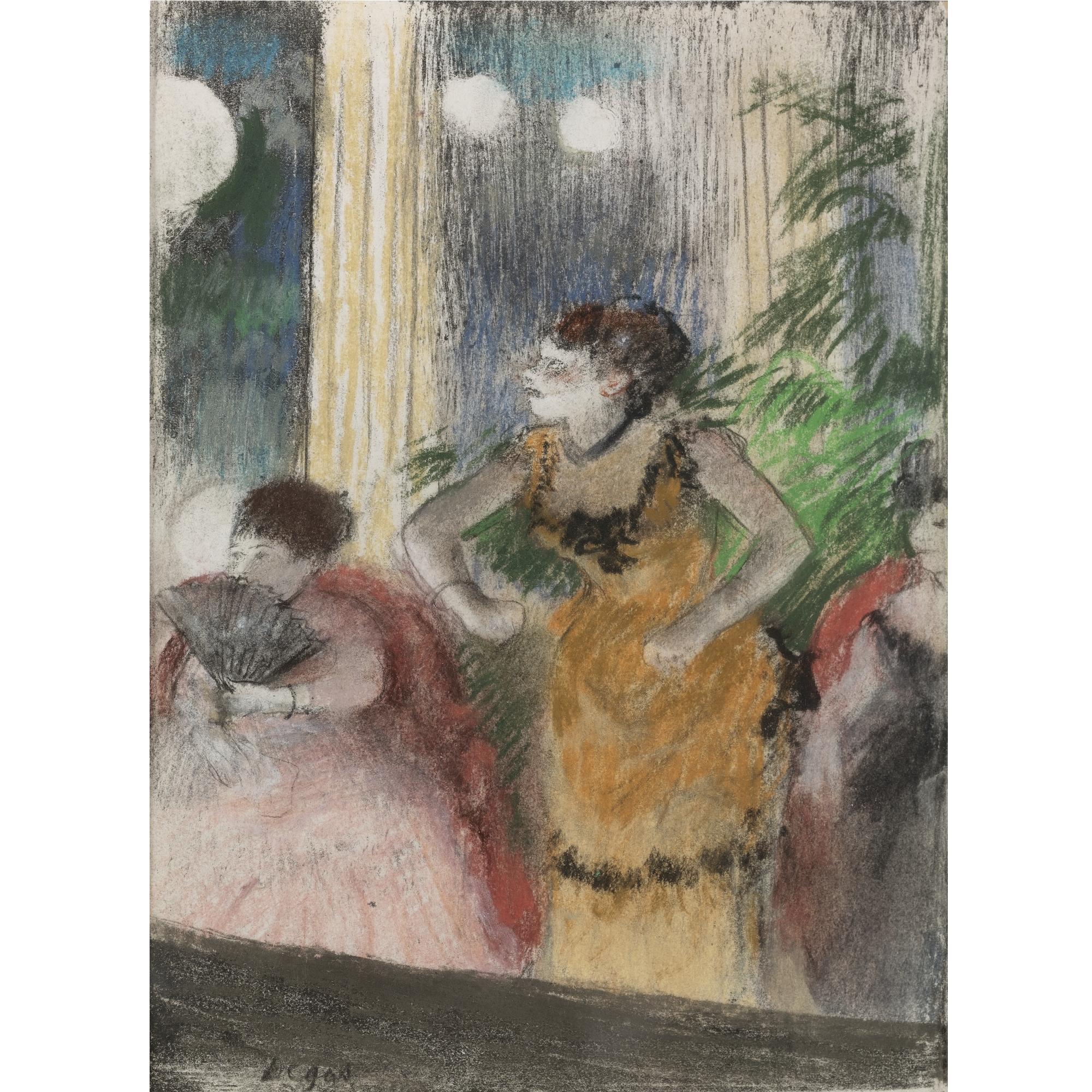 Mlle Bécat Aux Ambassadeurs Café Concert By Edgar Degas Artsalon 