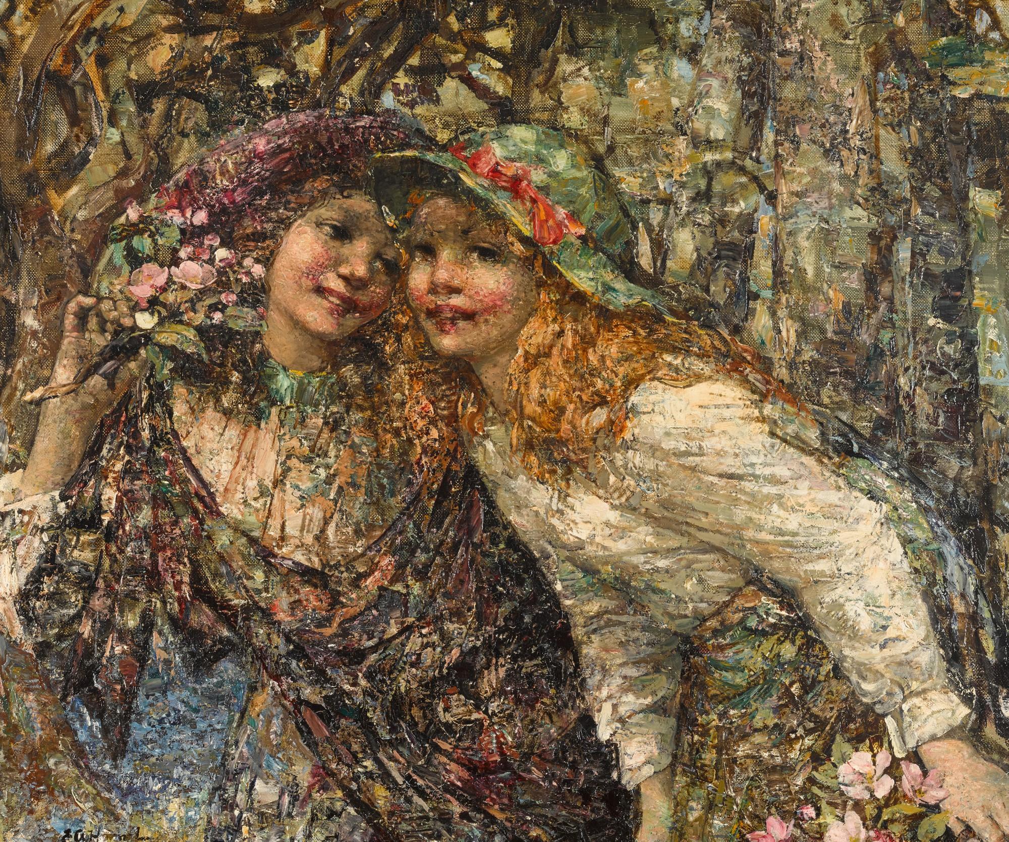 Wild Flowers by Edward Atkinson Hornel Art.Salon