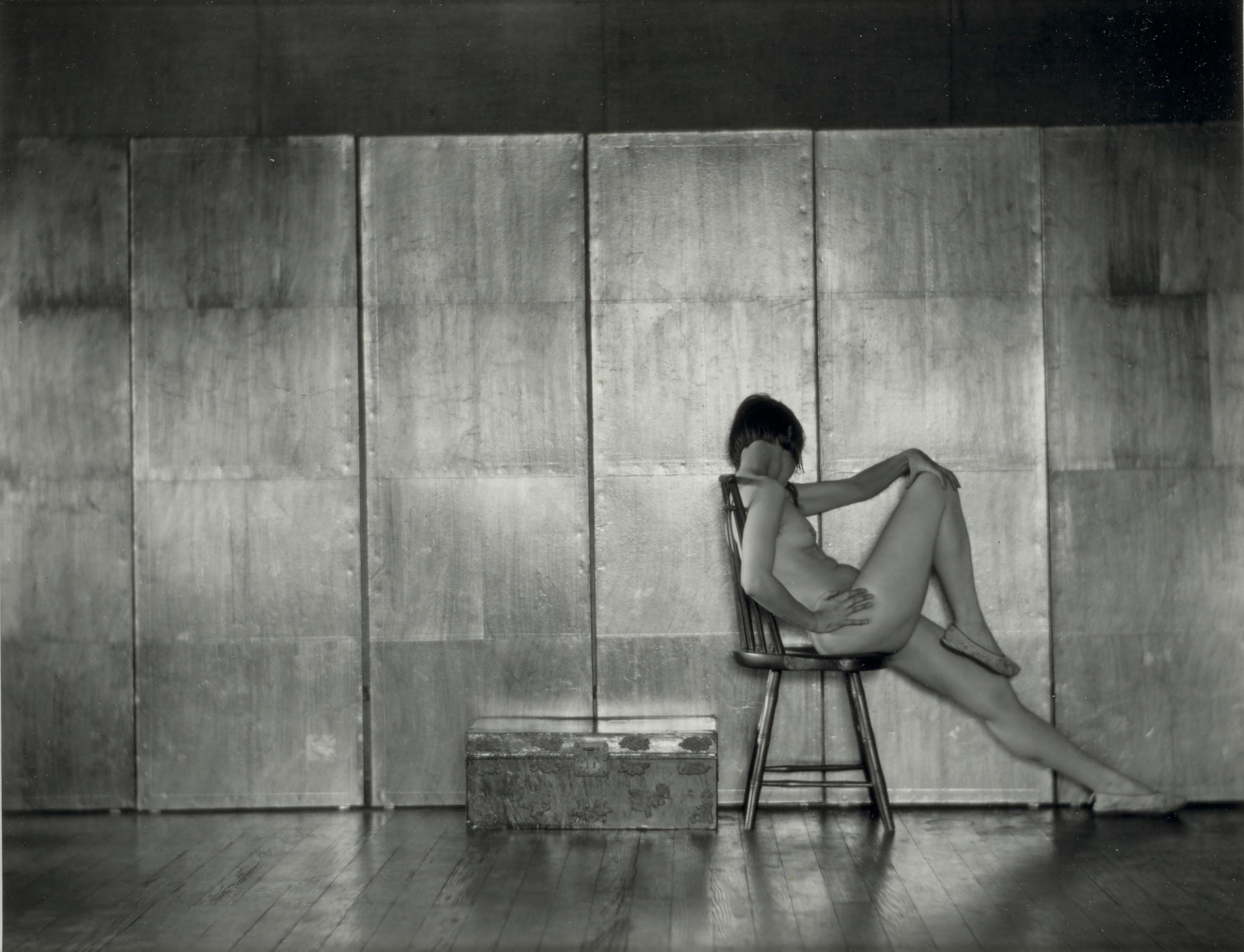 Margrethe (Nude, Seated Near Chest) by Edward Weston | Art.Salon