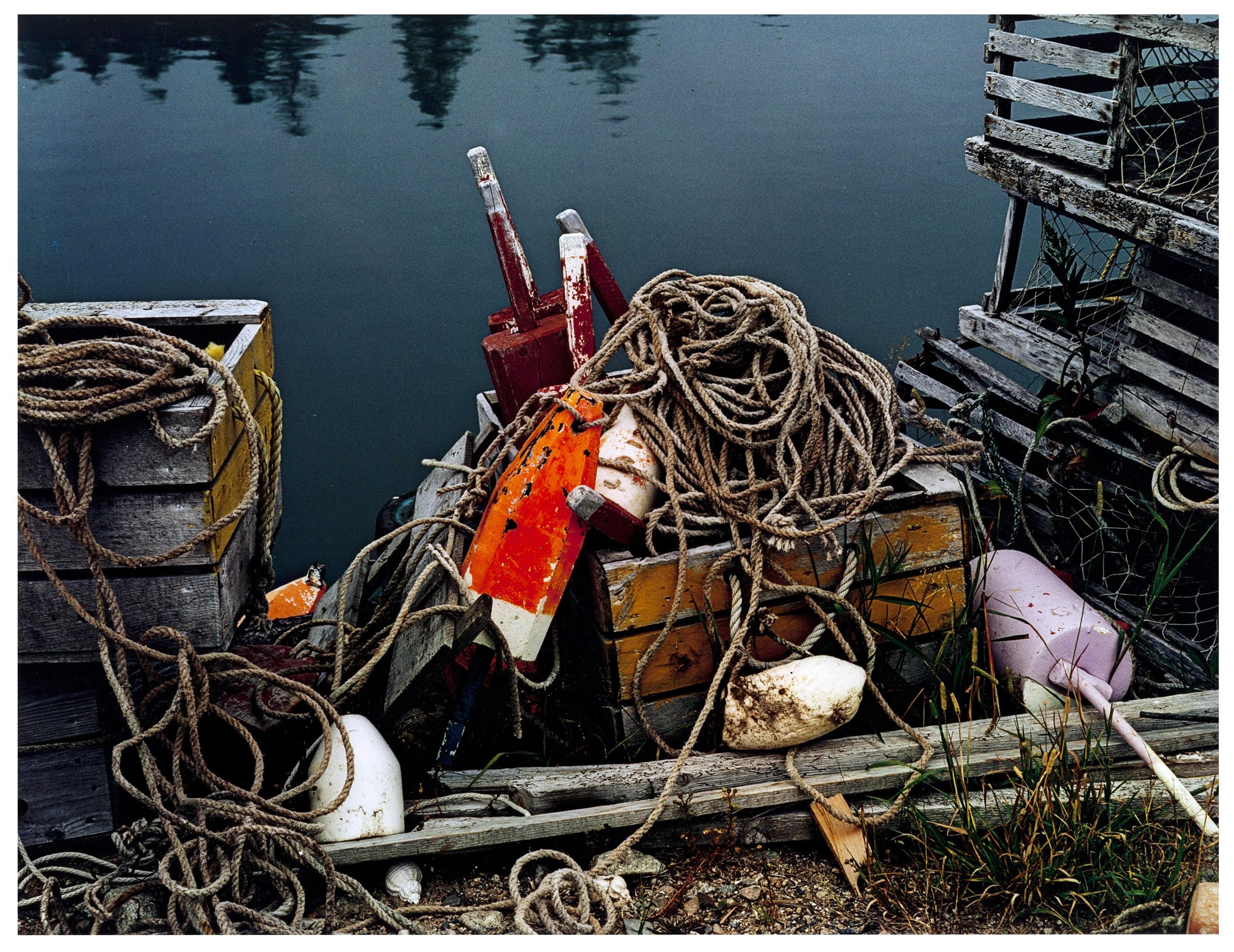 Lobster Trap Gear, Yeaton Cove, Maine, 1974 by Eliot Porter Art.Salon