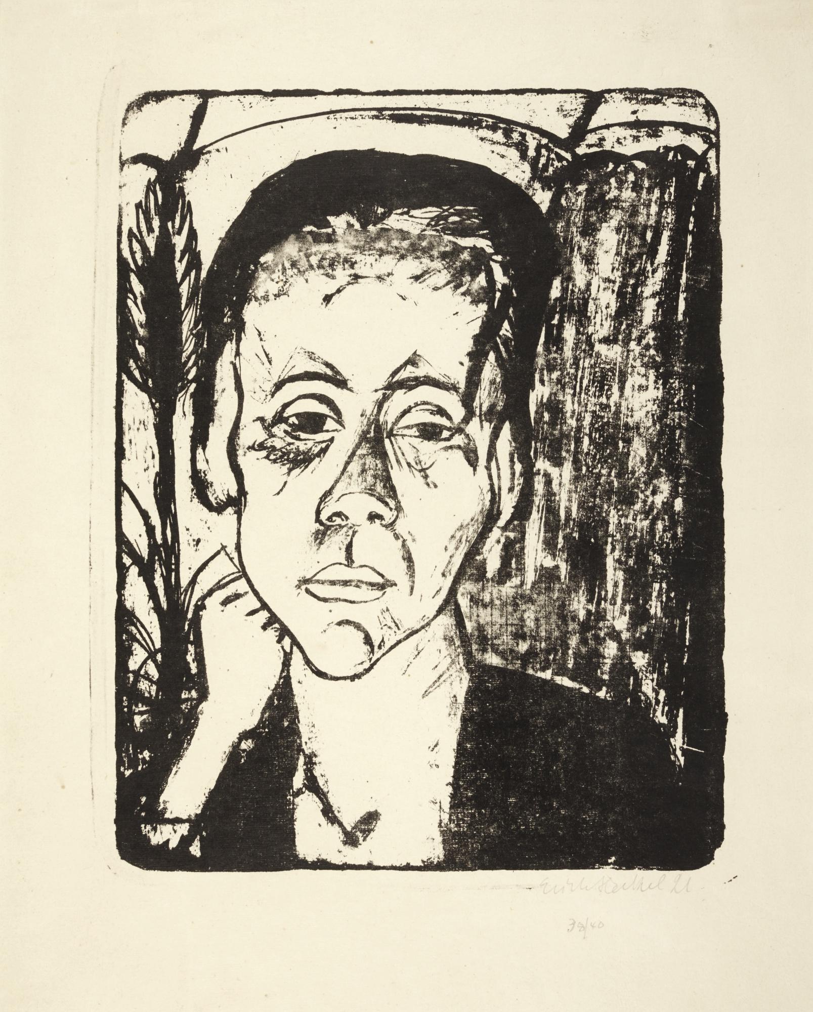 Frau by Erich Heckel | Art.Salon