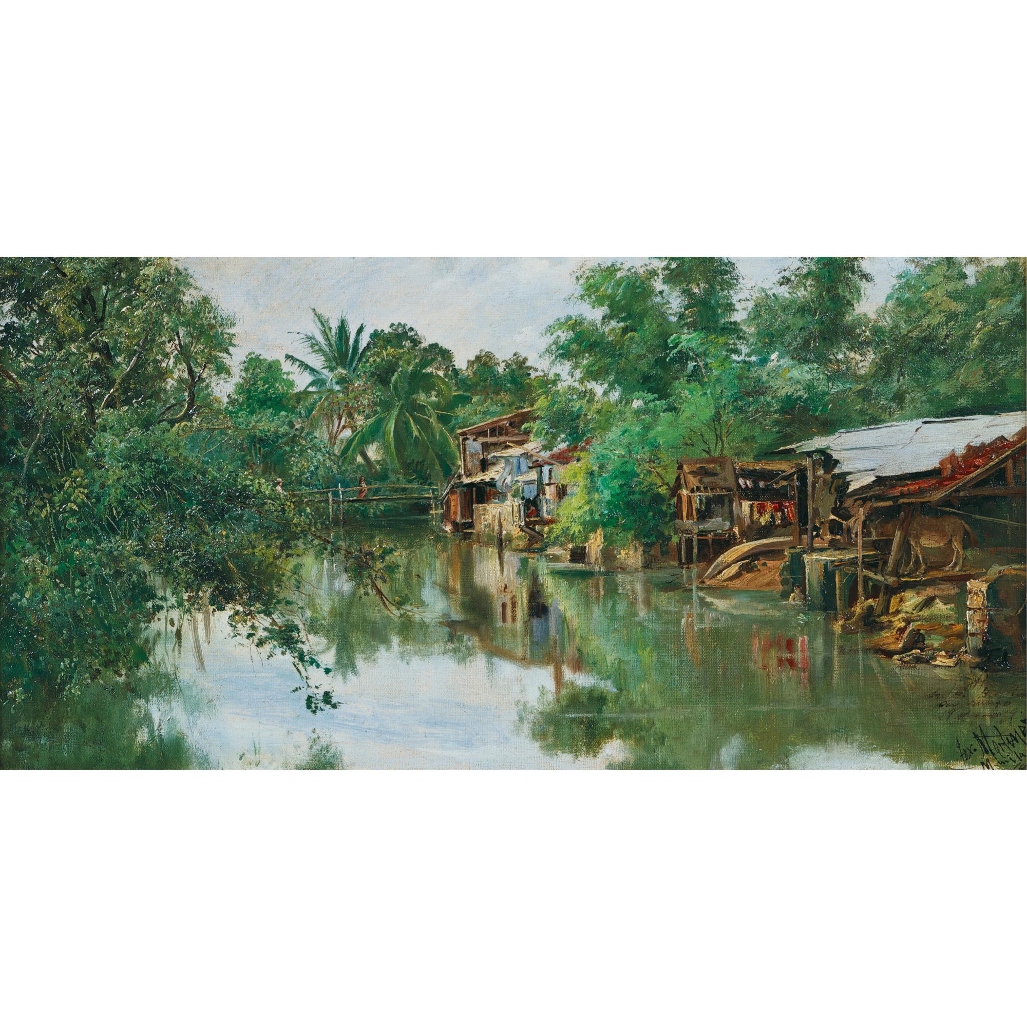 River Landscape by Felix Martinez | Art.Salon