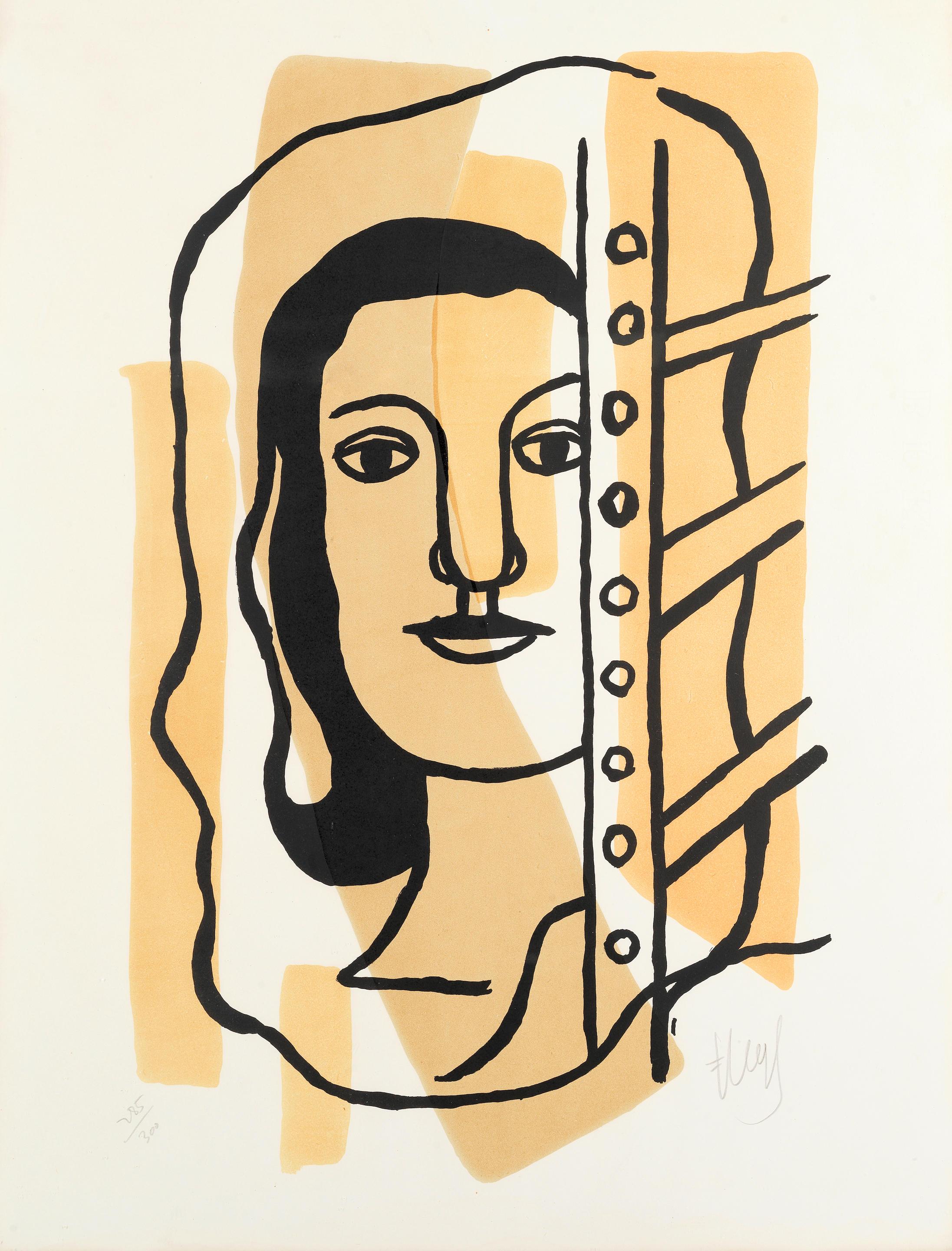 Tête de femme by Fernand Léger | Art.Salon