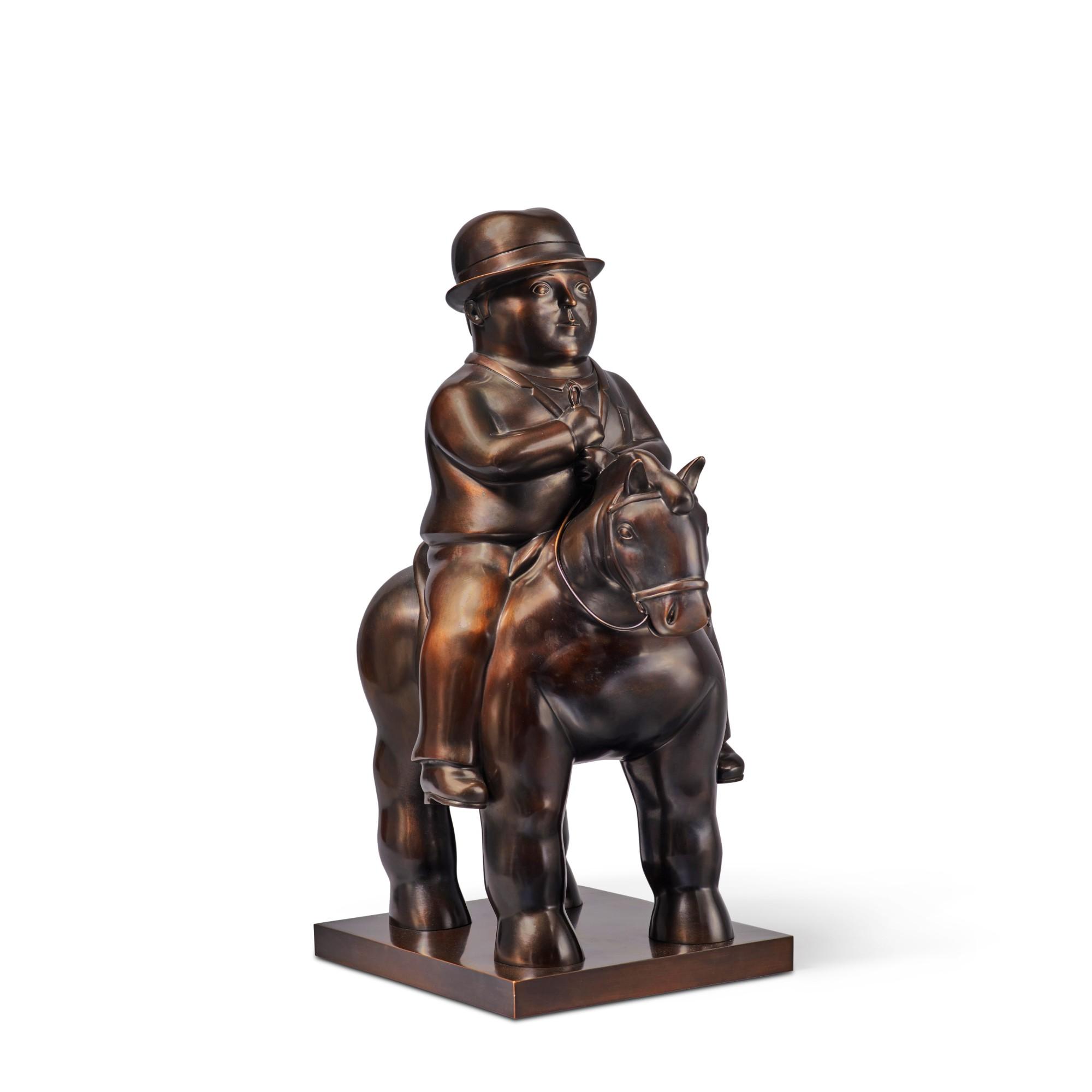 Man on a Horse by Fernando Botero | Art.Salon