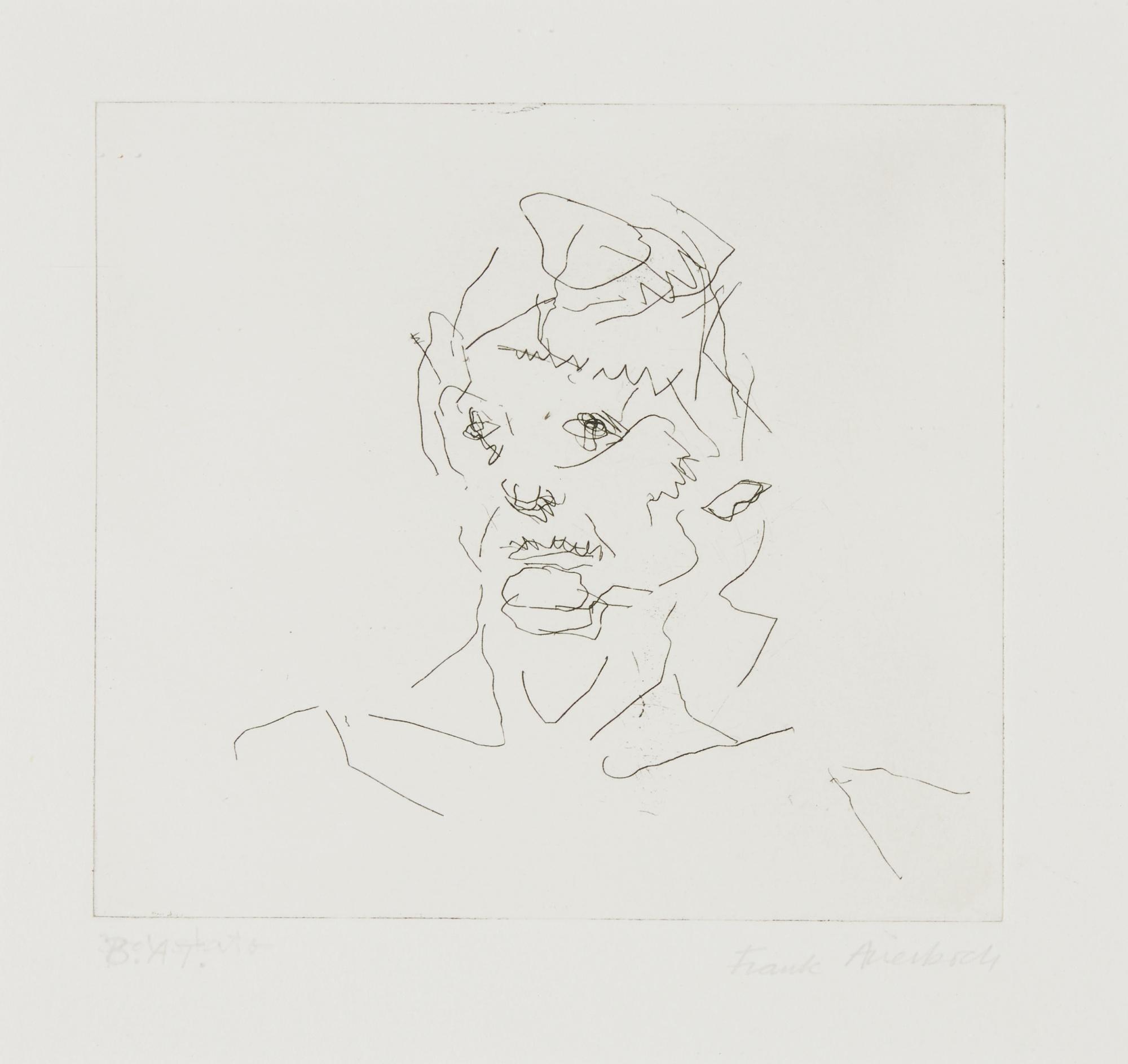 Julia by Frank Auerbach | Art.Salon