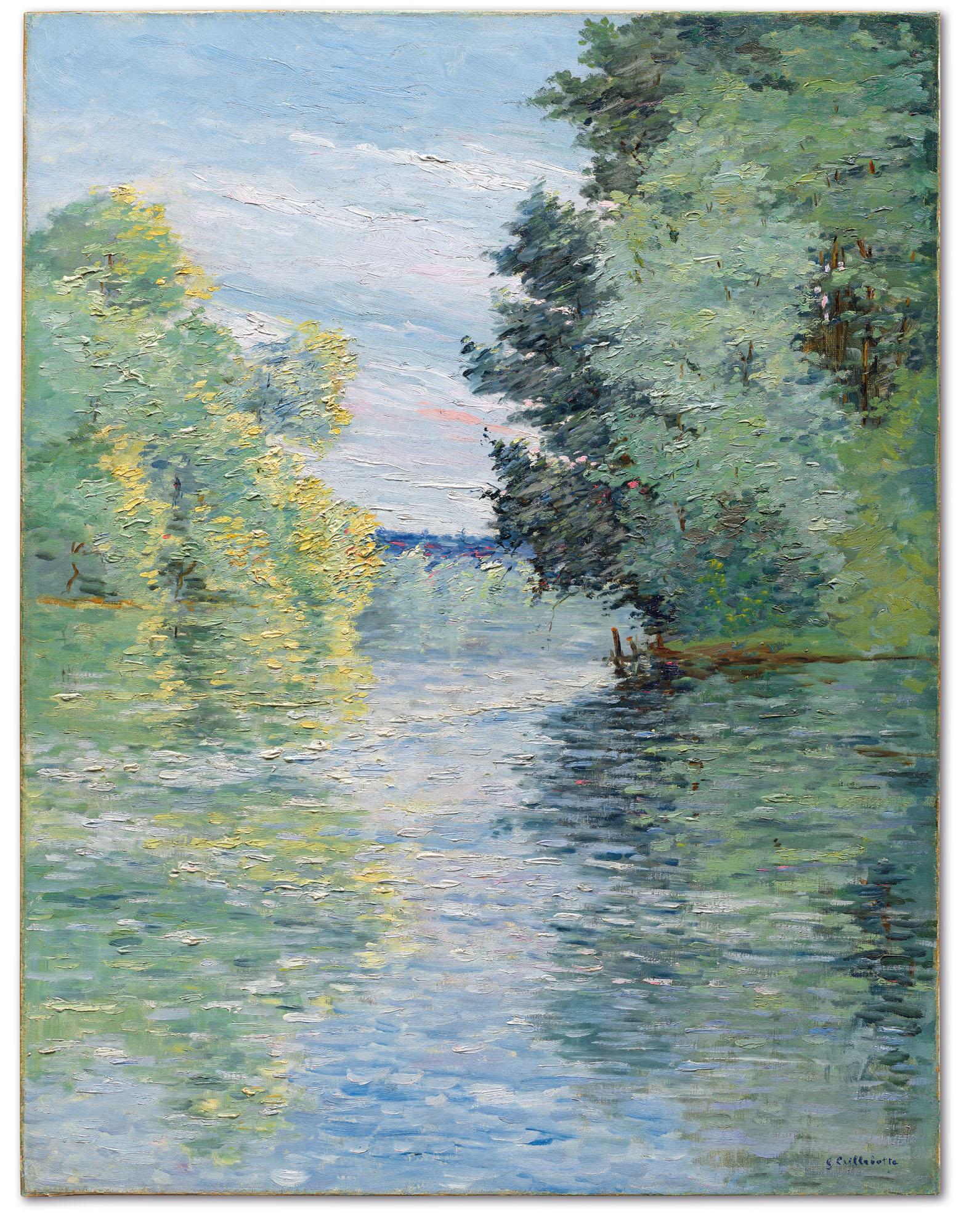 Gustave Caillebotte - Le petit bras de la Seine à Argenteuil (CR 302) -  Free Stock Illustrations