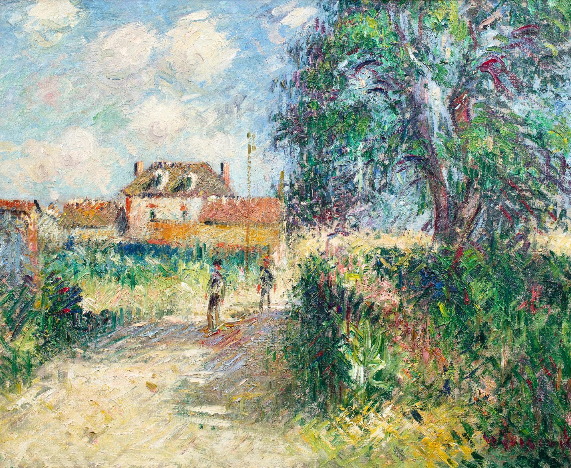 La ferme de la Courlinière, Pont de l'Arche by Gustave Loiseau
