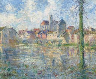 Rue de village by Gustave Loiseau | Art.Salon