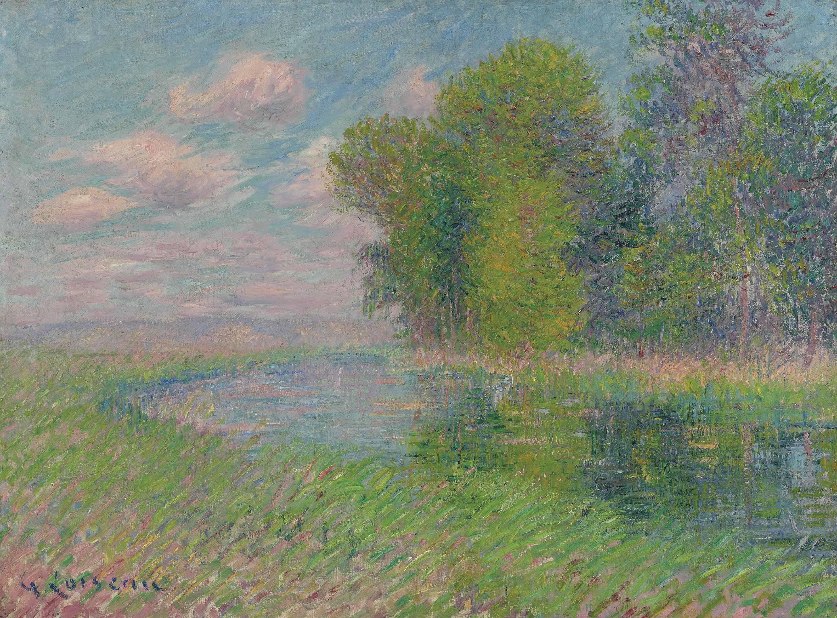 Rivière en Normandie by Gustave Loiseau | Art.Salon