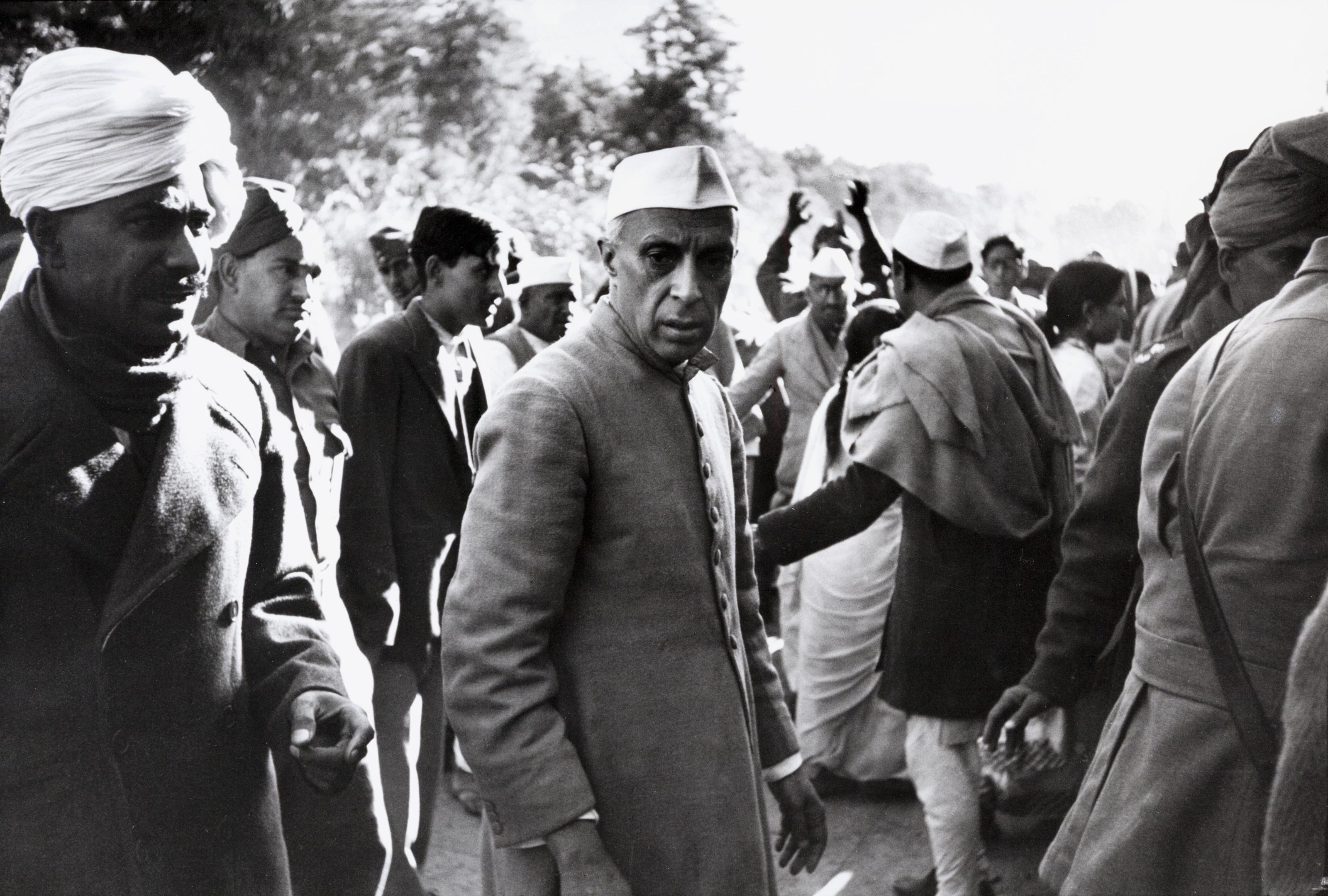 The Prime Minister Jawaharlal Nehru the morning after Gandhi died