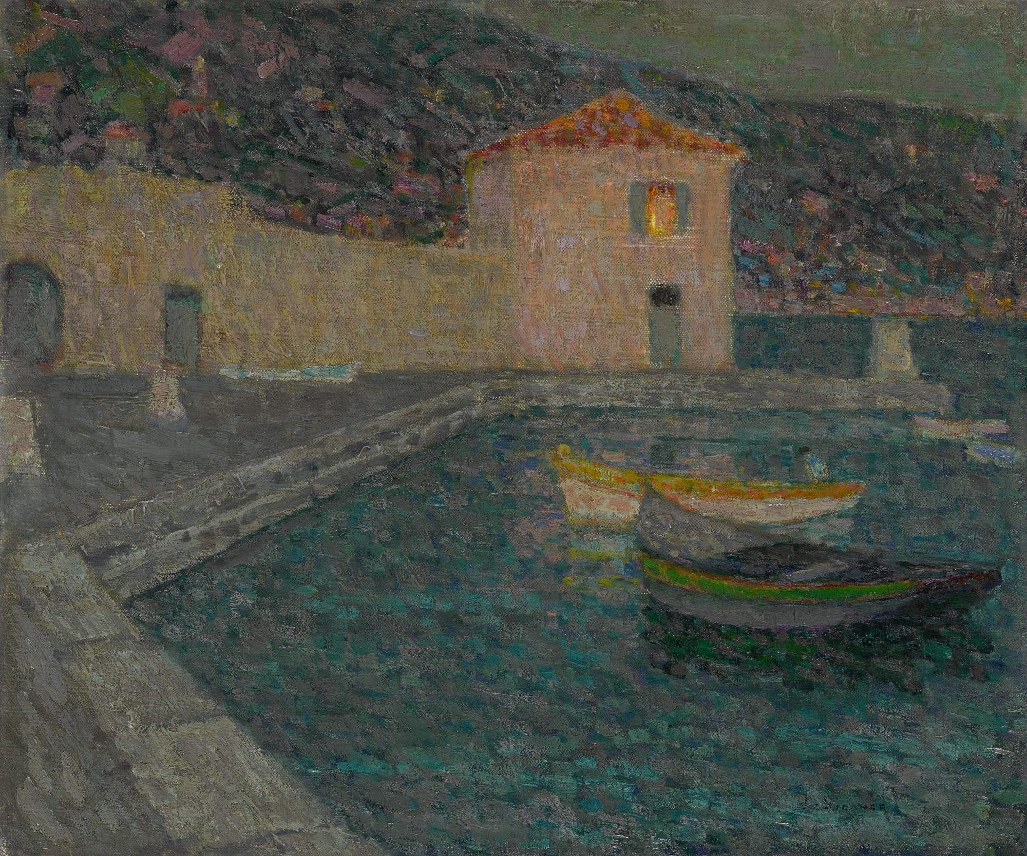 La Maison De La Mer, Villefranche-Sur-Mer by Henri Le Sidaner