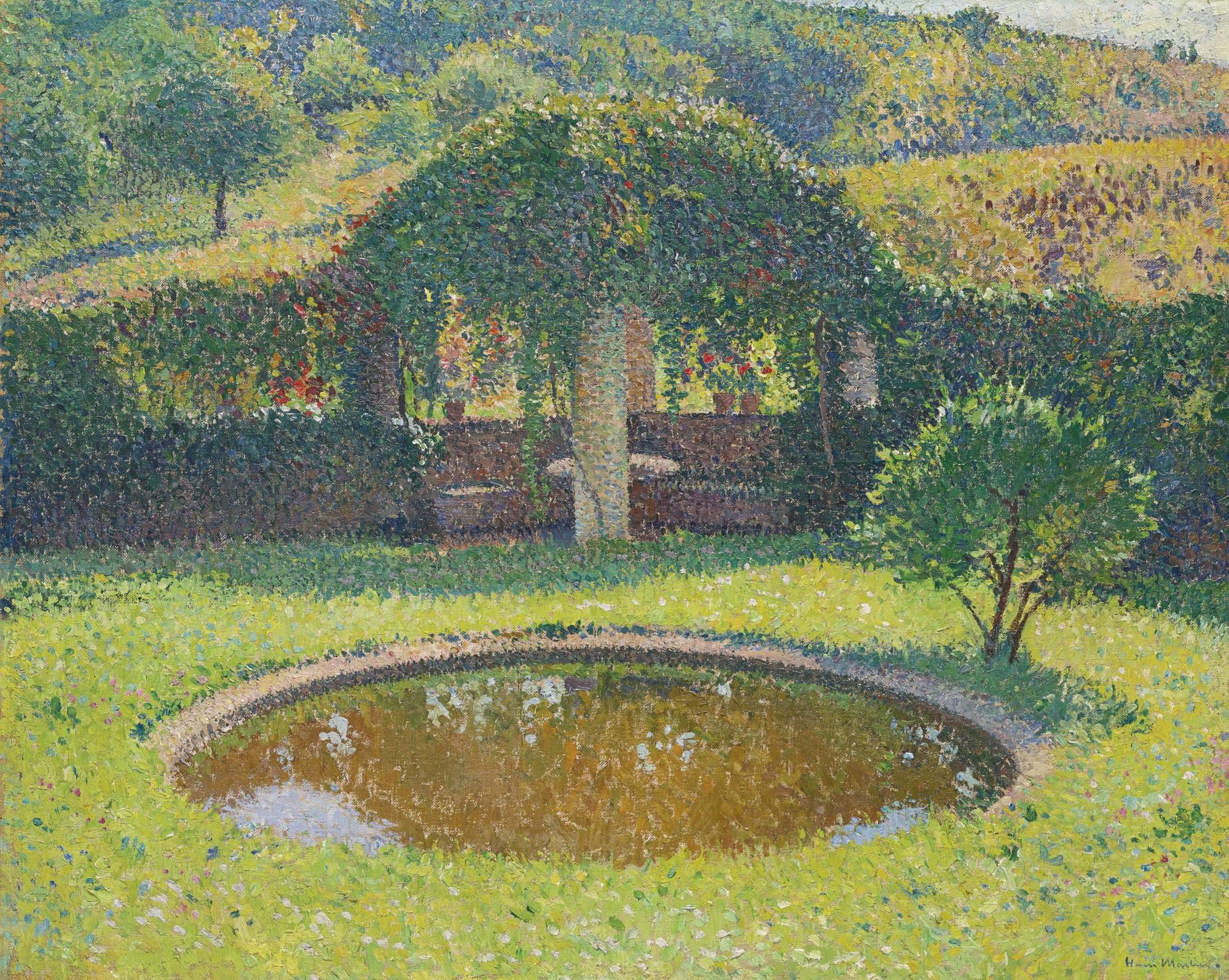 Bassin Et Tonnelle Sud-ouest Du Parc De Marquayrol By Henri Martin 