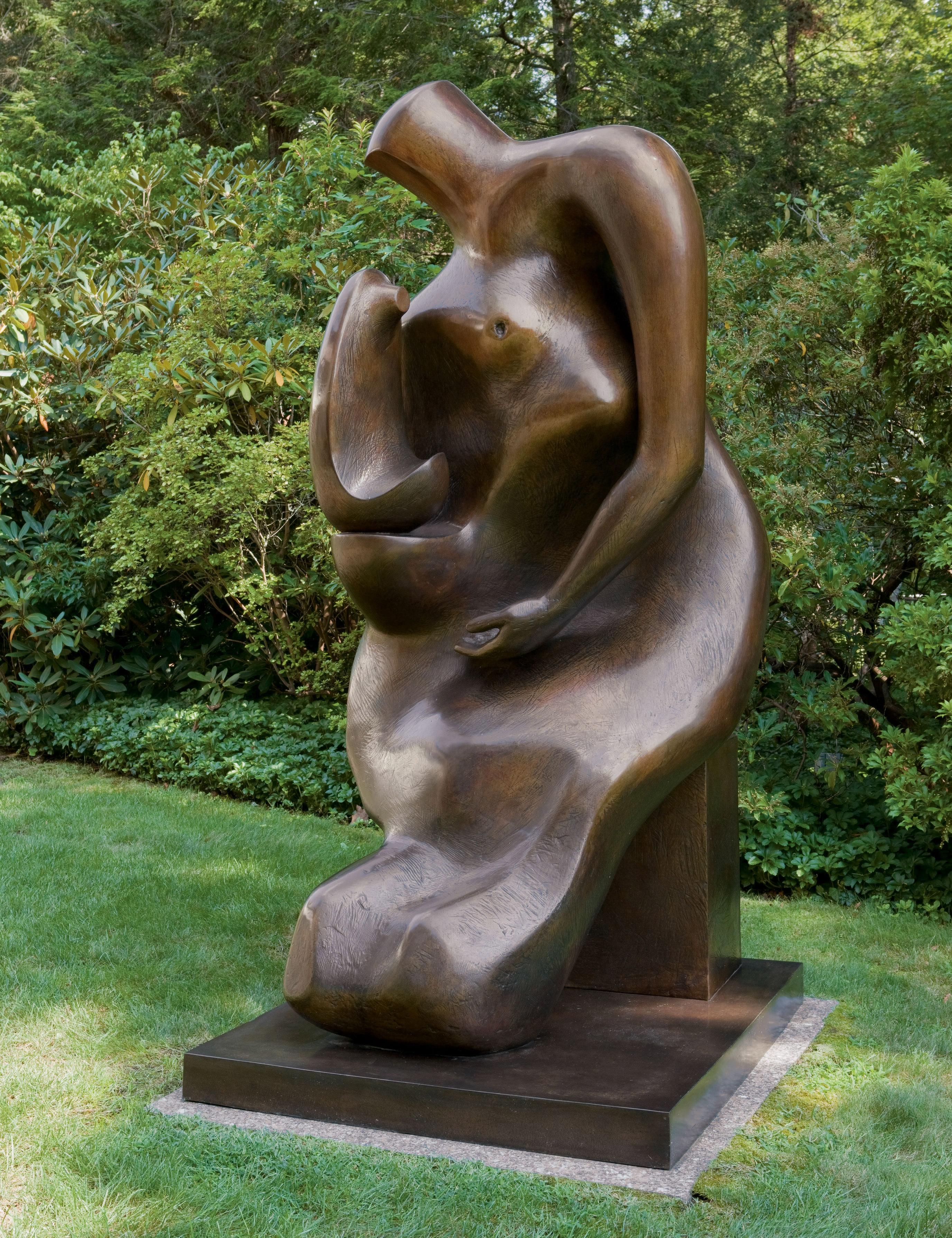 Mother and Child: Block Seat by Henry Moore | Art.Salon