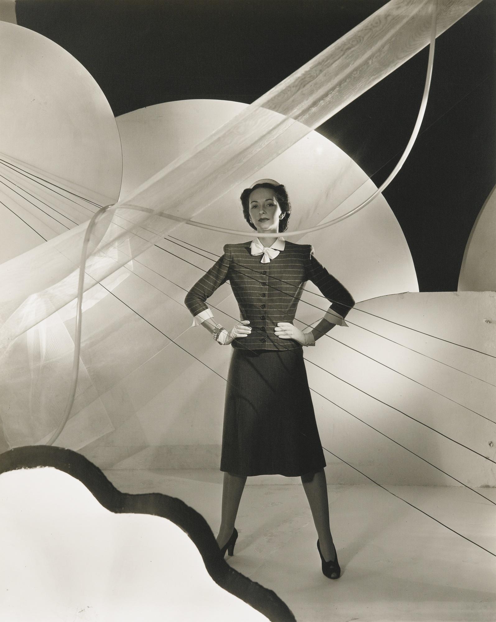 Untitled Betty Mclaughlin As Model With Bauhaus Background For Vogue