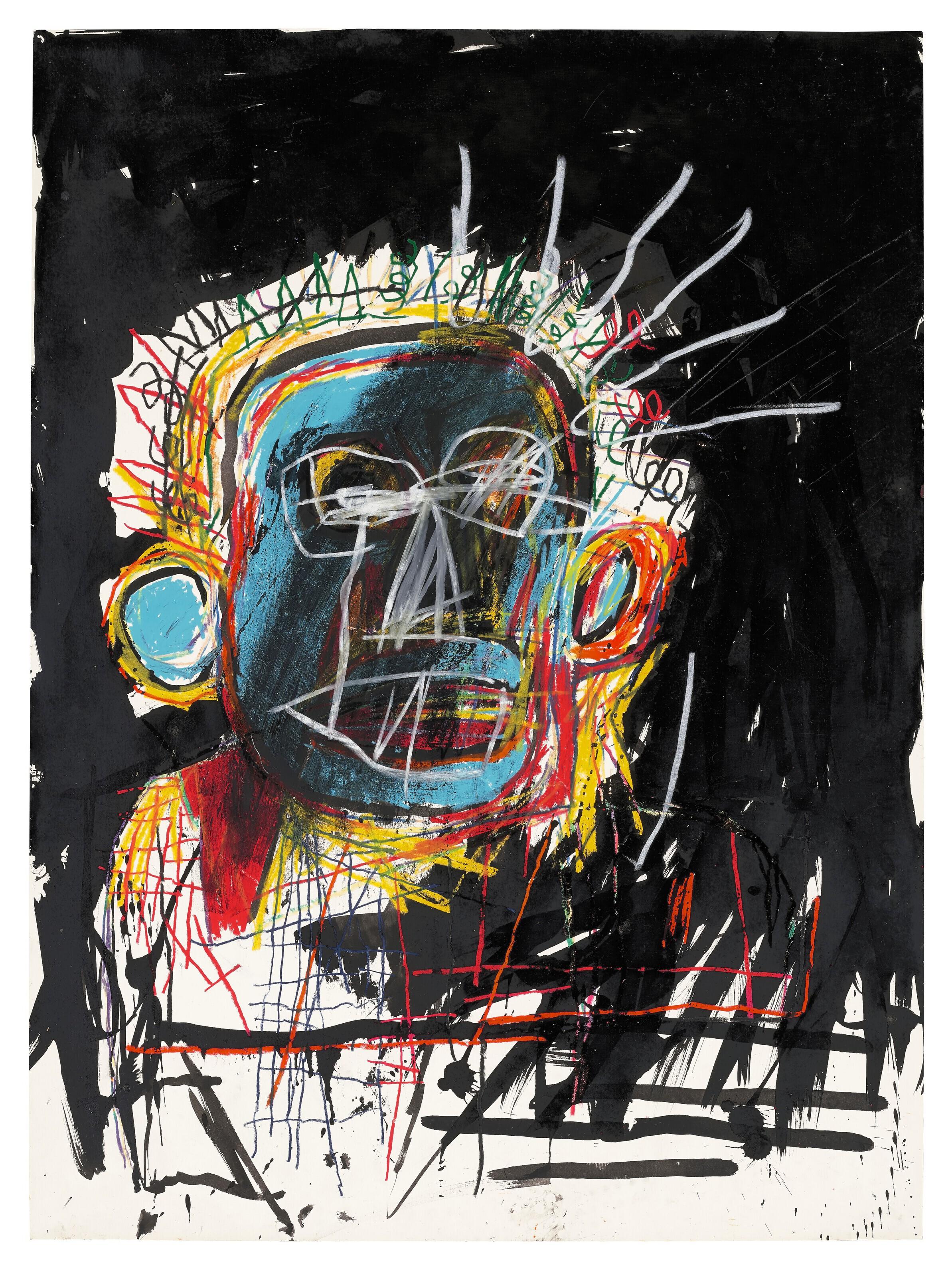 Untitled (Self Portrait) by Jean-Michel Basquiat | Art.Salon