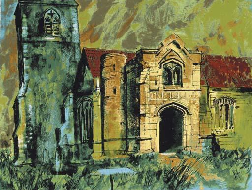 Holme, Nottinghamshire (L. 373) by John Piper | Art.Salon