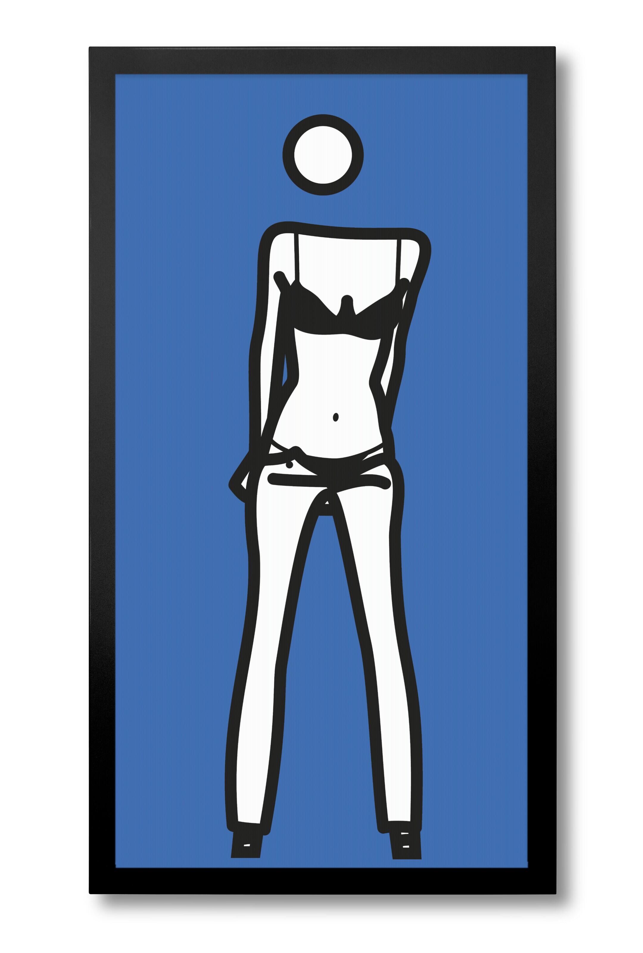 Woman Undressing by Julian Opie | Art.Salon