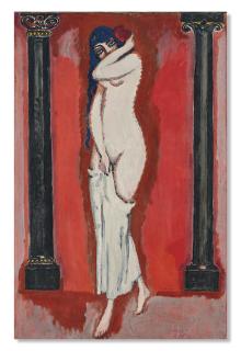 Nu Couché Aux Bas Rouges by Kees Van Dongen | Art.Salon