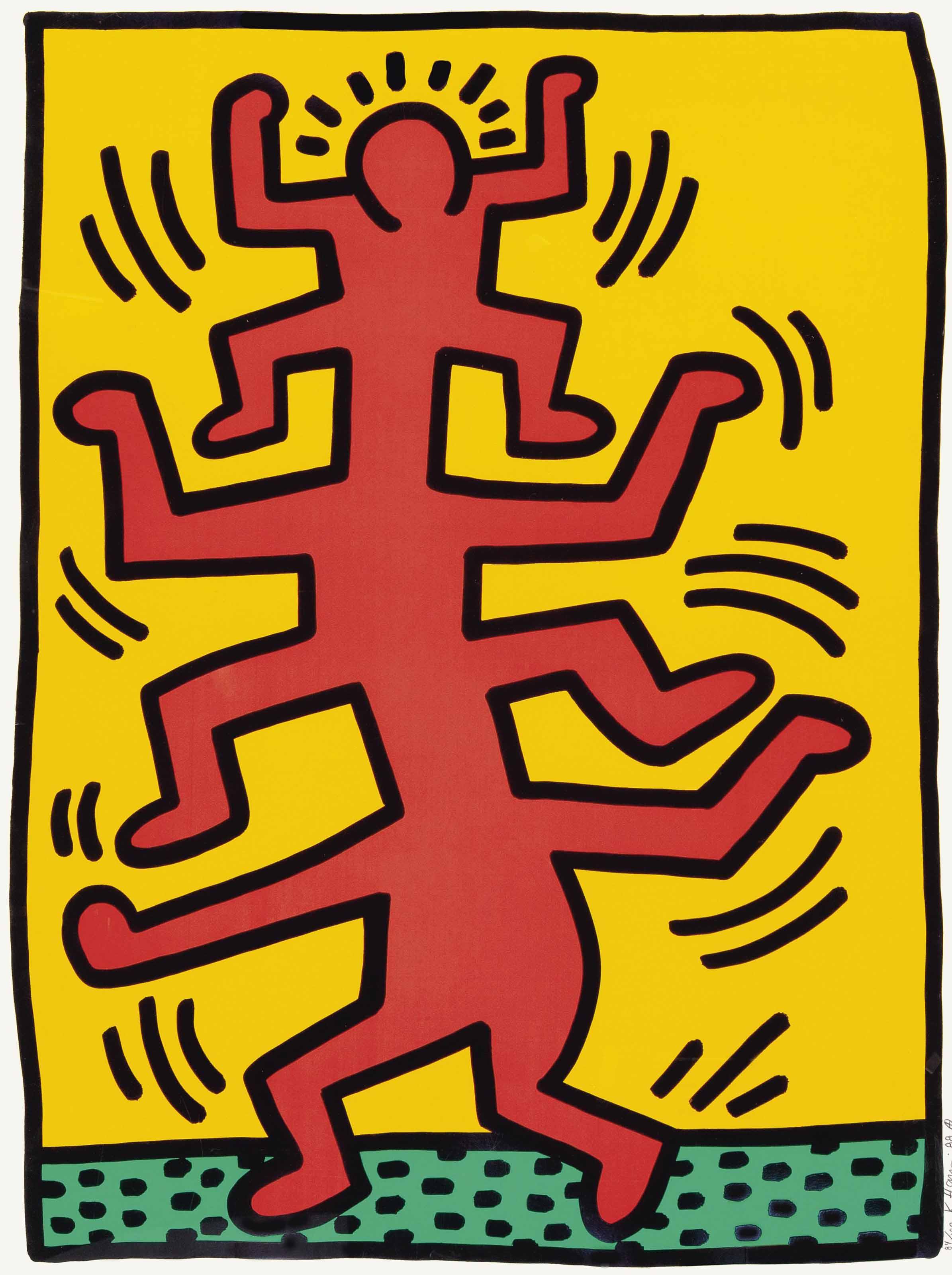 Growing by Keith Haring | Art.Salon
