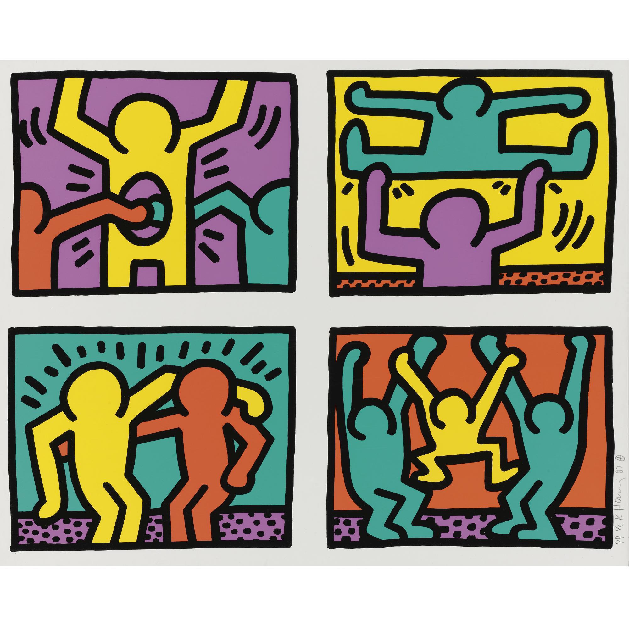 Pop Shop Quad I by Keith Haring | Art.Salon