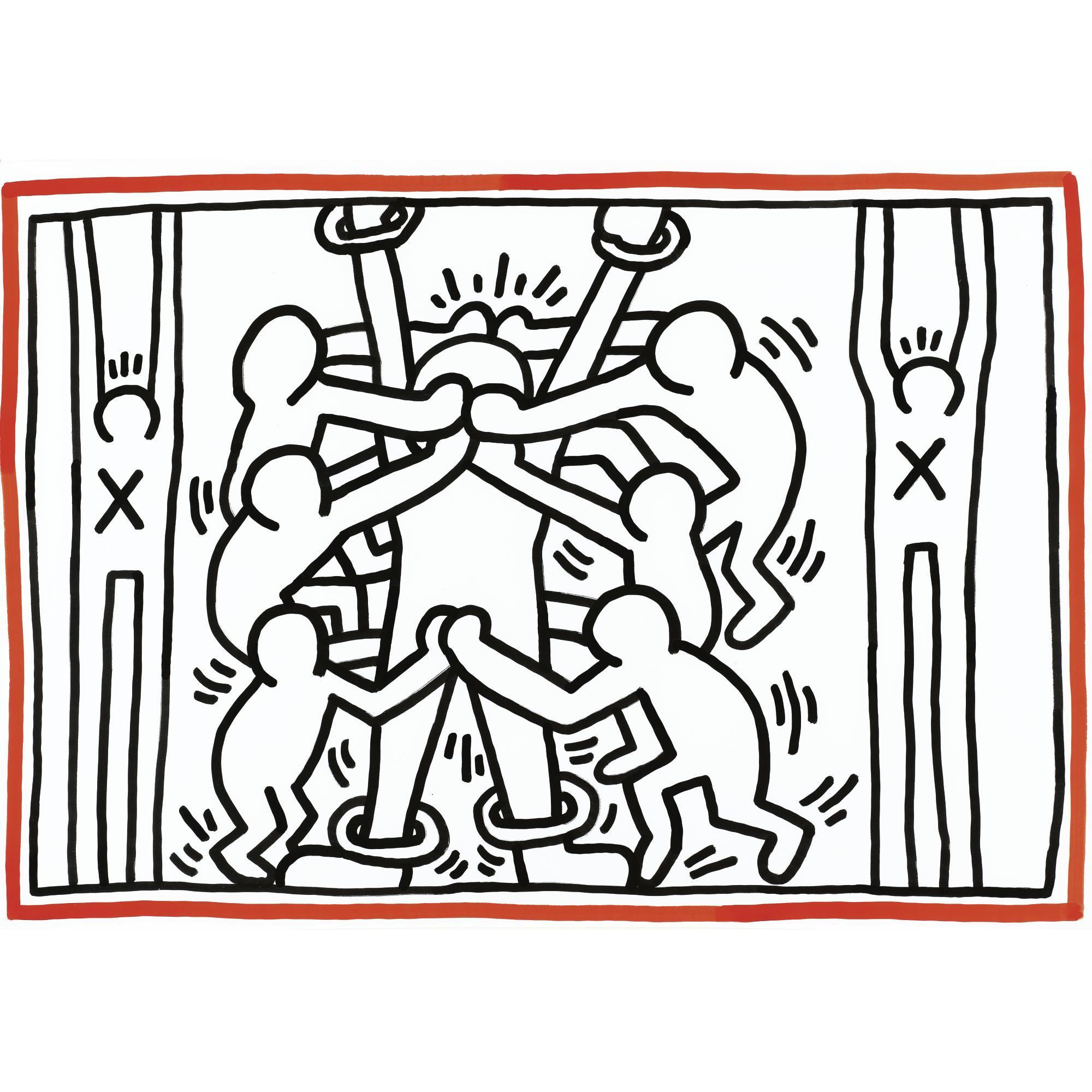 Untitled By Keith Haring Art Salon