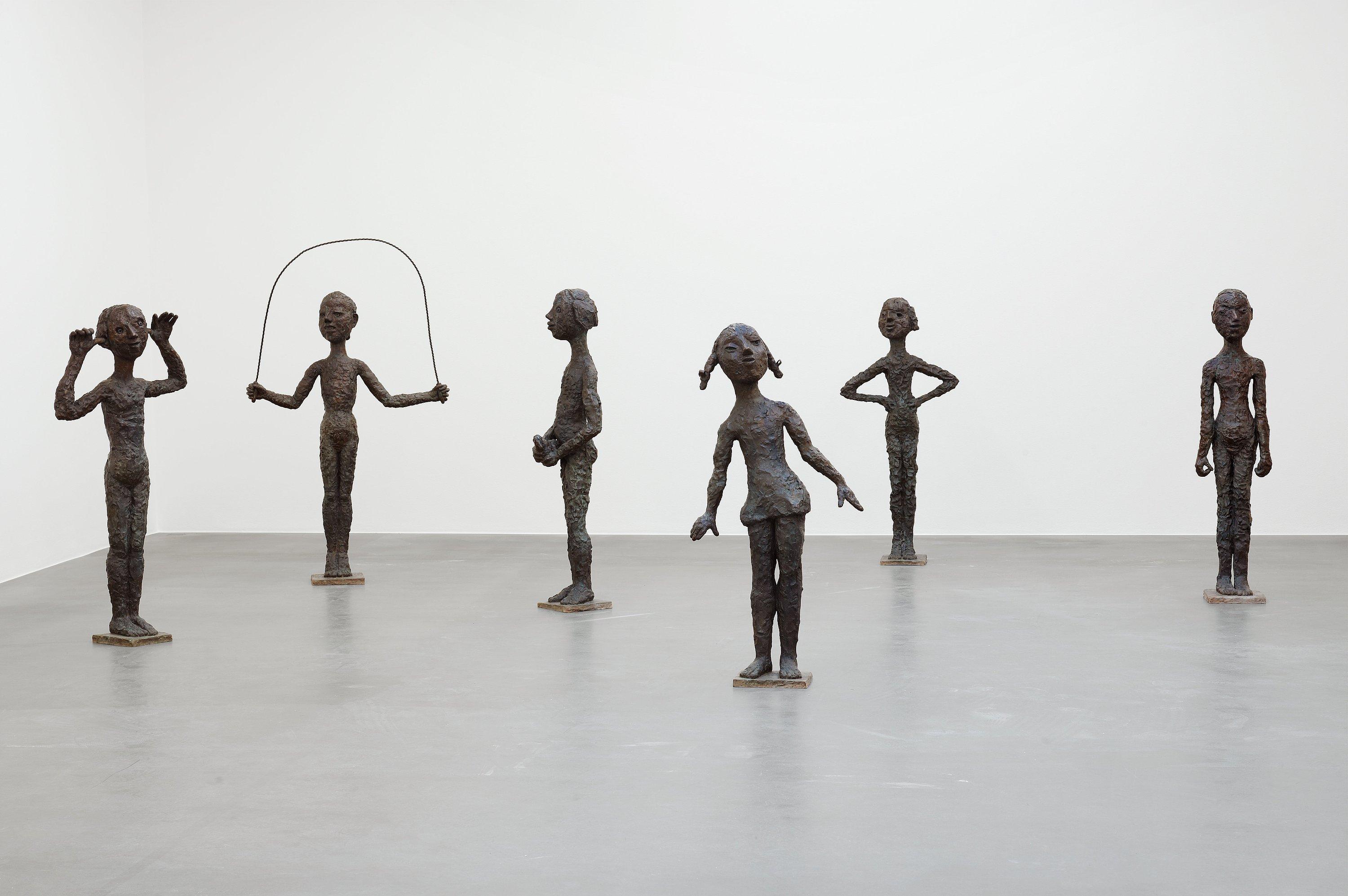 Group of six sculptures by Lena Cronqvist, executed in 1998. by Lena  Cronqvist | Art.Salon