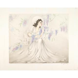 Sold at Auction: Louis Icart, LOUIS ICART (FRANCE 1888-1950) BLUE