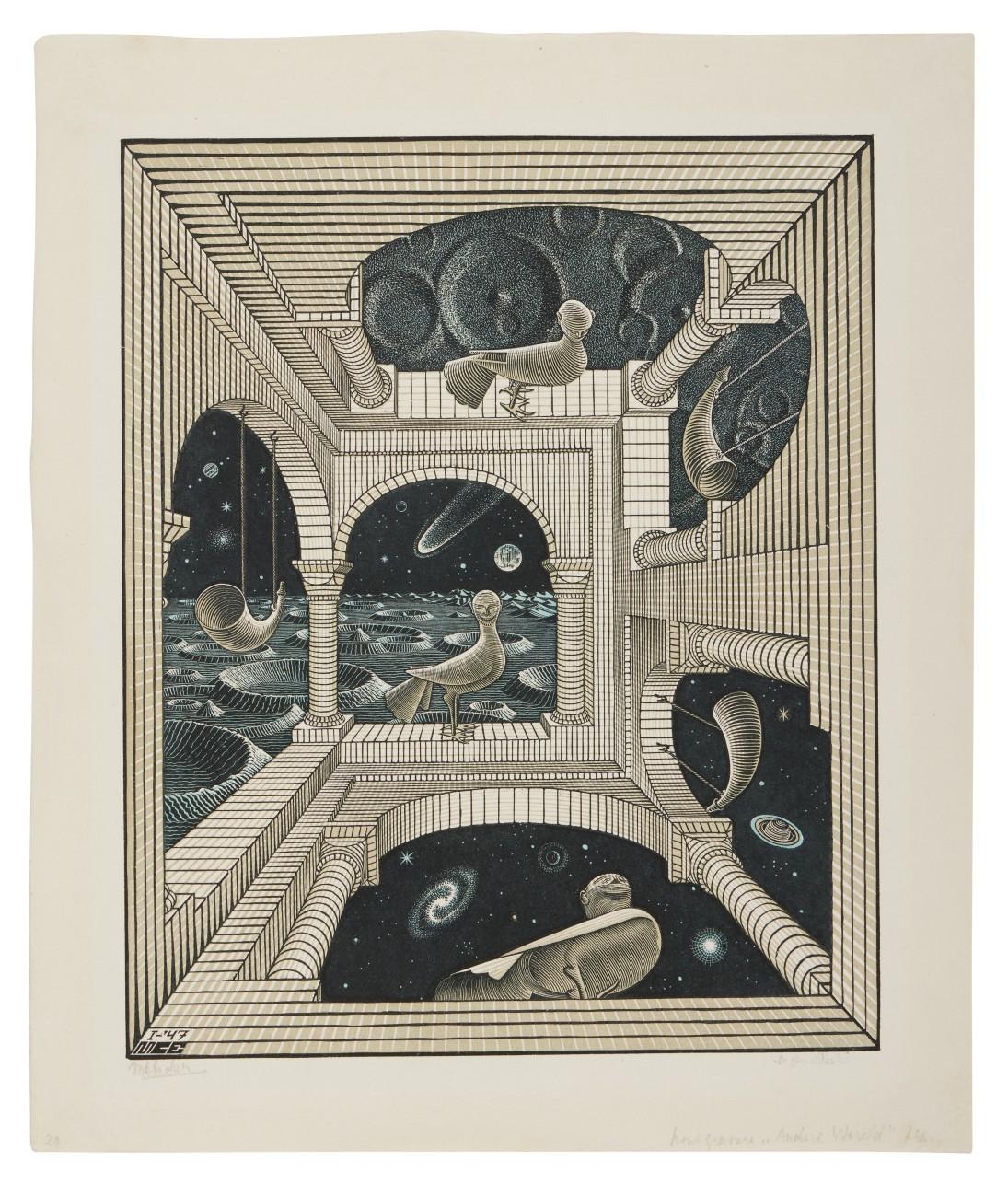 Other World (Bool 348) by M. C. Escher | Art.Salon