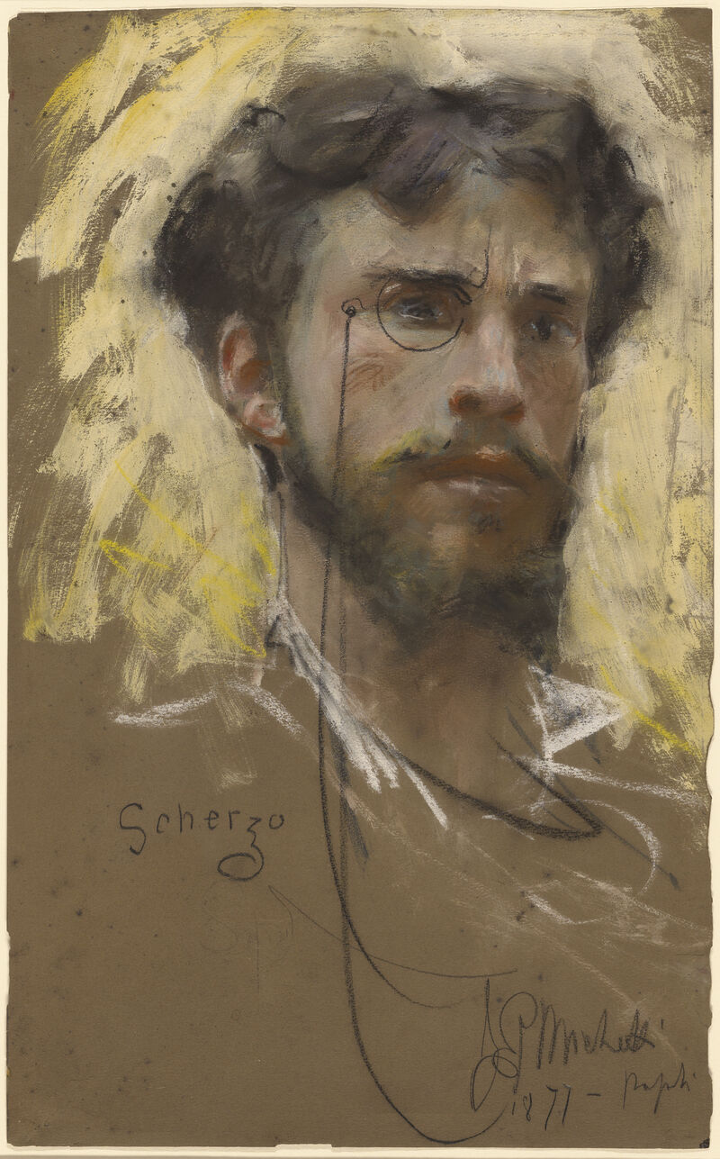 Francesco Paolo Michetti, Self-Portrait, 1877