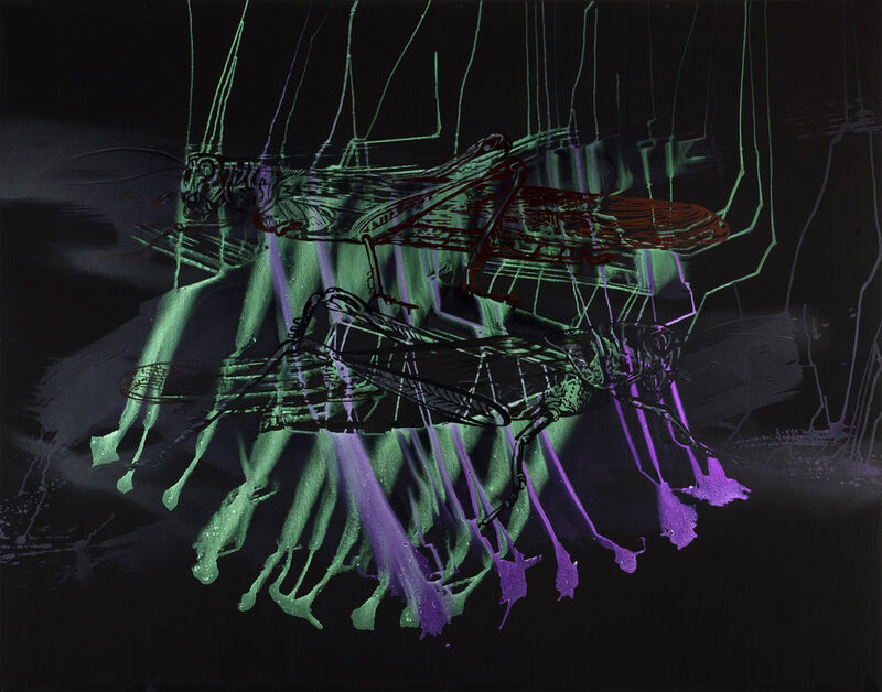 Helga Schmidhuber (*1972) Ohne Titel, 2021 Mischtechnik auf Leinwand, 190 x 240 cm