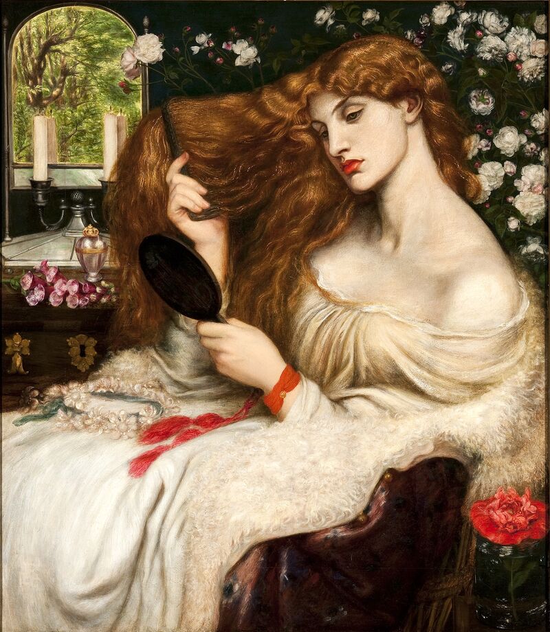 Dante Gabriel Rossetti, Lady Lilith, 1866-1868 (altered 1872-1873)