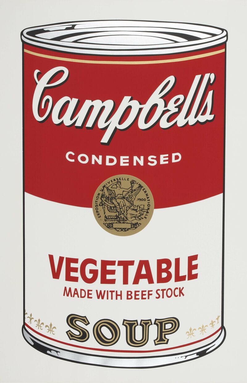 Andy Warhol (American, 1928–1987), Campbell’s Soup I: Vegetable, 1968