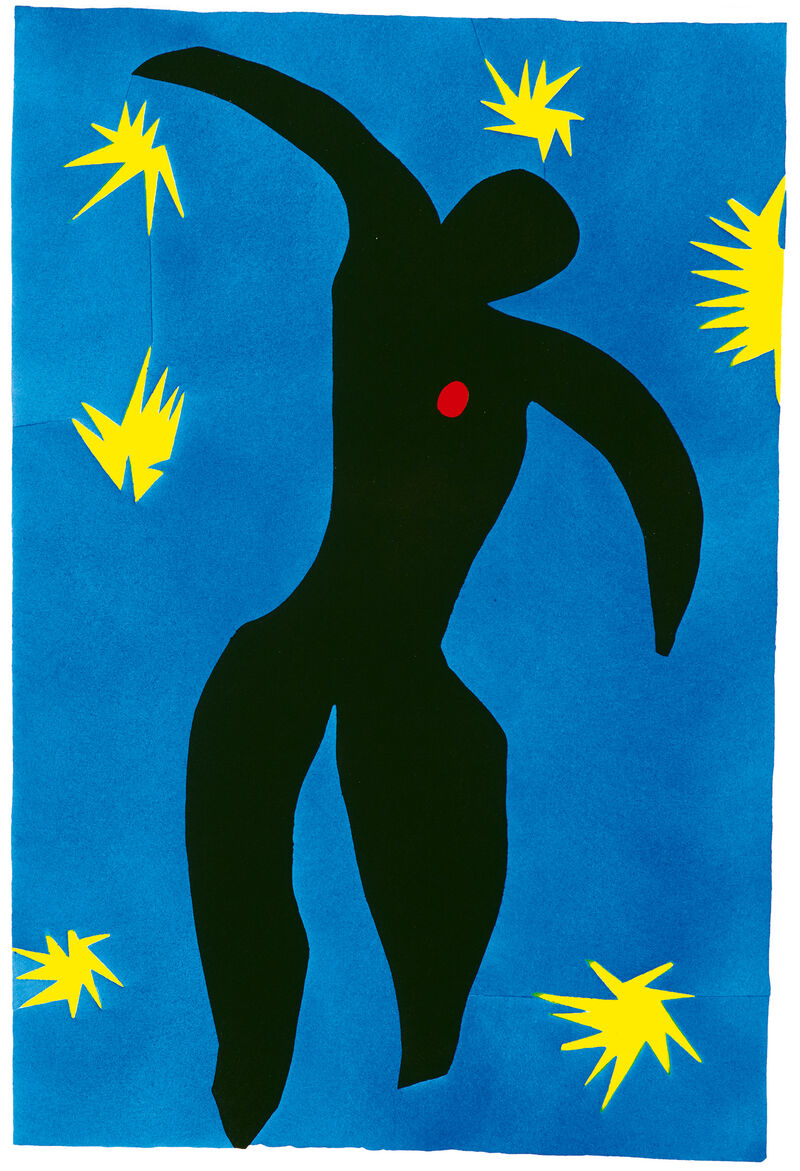 Icare (Ikarus), 1947, Blatt 1 aus dem Portfolio Jazz, Druckgrafik, 42 x 65,5 cm